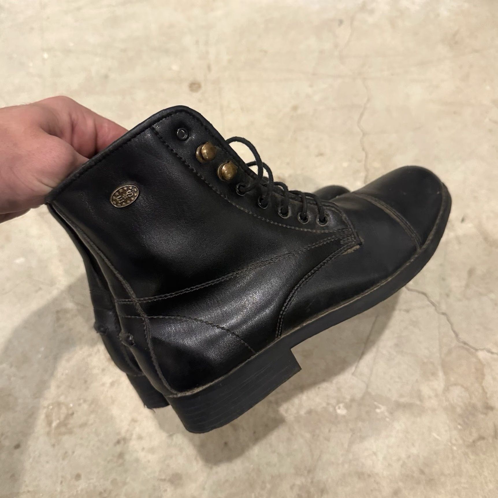 Vintage Equistar Boots Womens 5C Black Paddock Jodhpur Equestrian Horse Riding Size US 5 / IT 35 - 4 Thumbnail