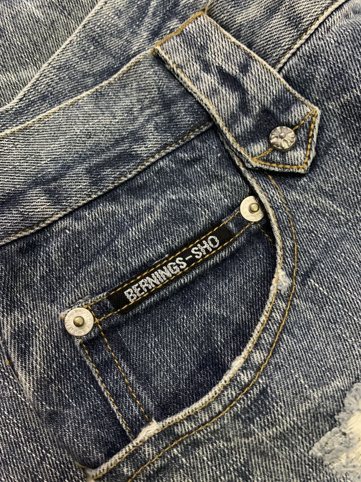 Hysteric Glamour 💥Vintage Japanese Bernings Sho Art Denim Size US 30 / EU 46 - 8 Thumbnail