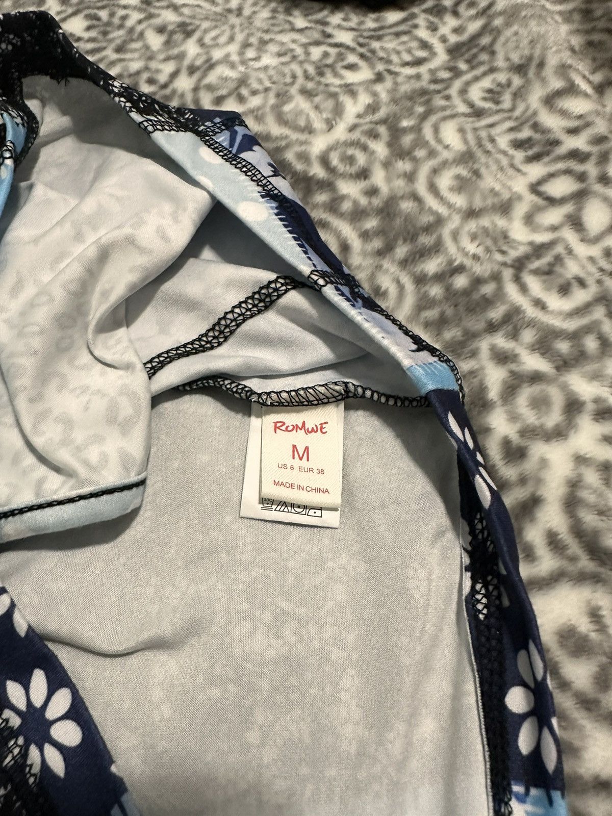 Other Romwe Blue Patchwork Size M Size M / US 6-8 / IT 42-44 - 4 Thumbnail