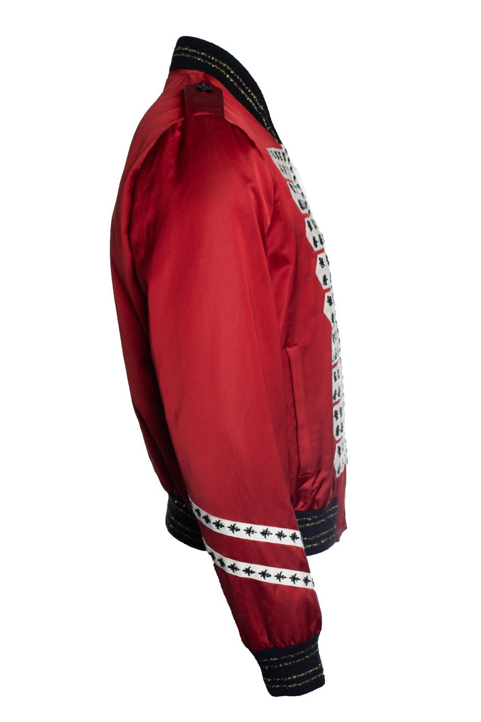 Saint Laurent Paris Saint Laurent, Military bomber jacket in red 2019 Size US L / EU 52-54 / 3 - 3 Thumbnail