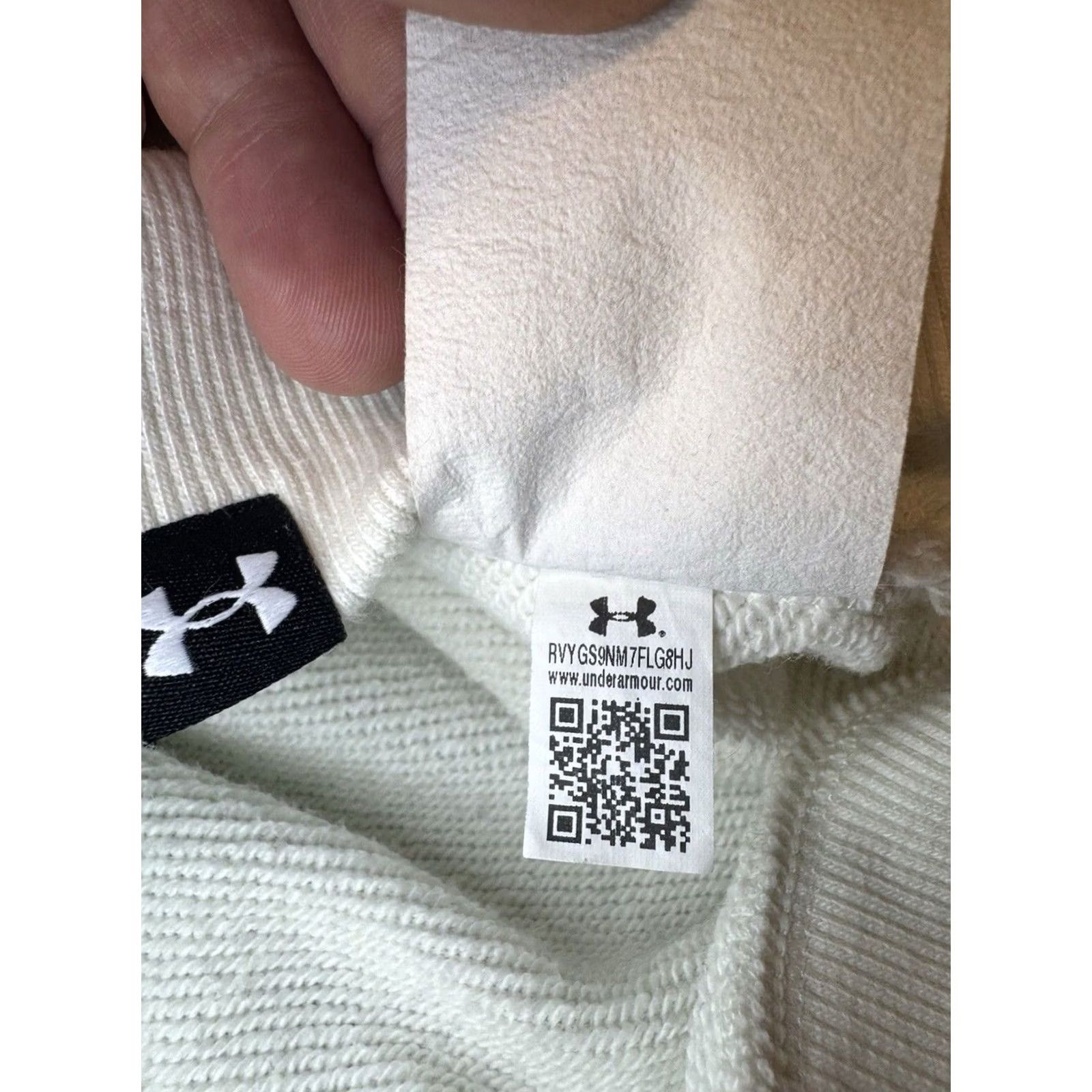 Under Armour Under Armour Project Rock Hoodie Full Zip Jacket Mens M White Size US M / EU 48-50 / 2 - 7 Thumbnail