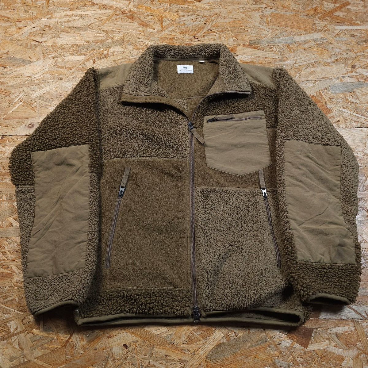 Engineered Garments × Uniqlo UNIQLO X ENGINEERED GARMENTS NEW YORK SHERPA FLEECE JACKET Size US XS / EU 42 / 0 - 6 Thumbnail
