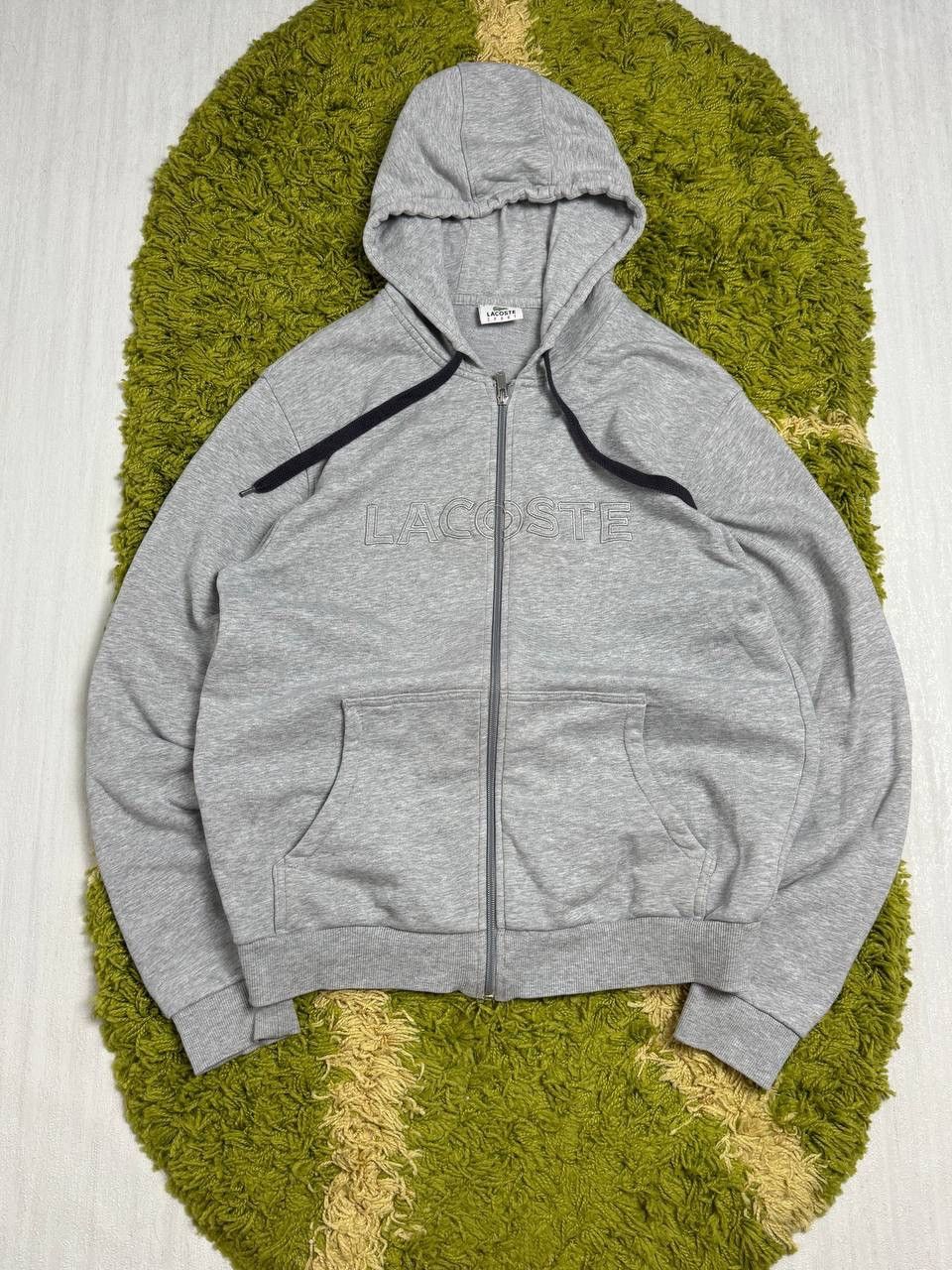 Lacoste × Vintage Y2K Vintage Lacoste Zip Up Hoodie Size US M / EU 48-50 / 2 - 1 Thumbnail