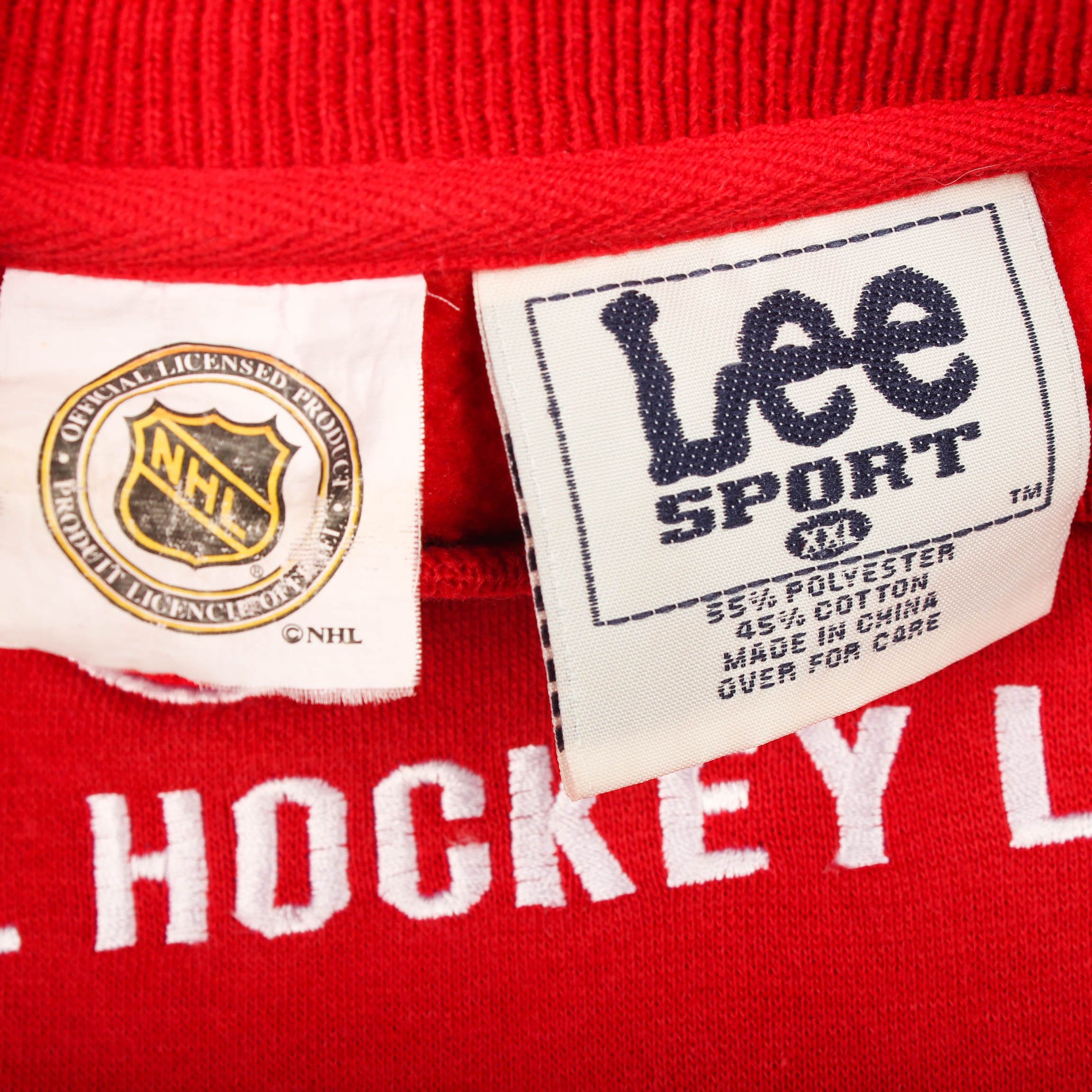 NHL Detroit Red Wings Sweatshirt Lee Sport NHL Hockey Size US XXL / EU 58 / 5 - 9 Thumbnail