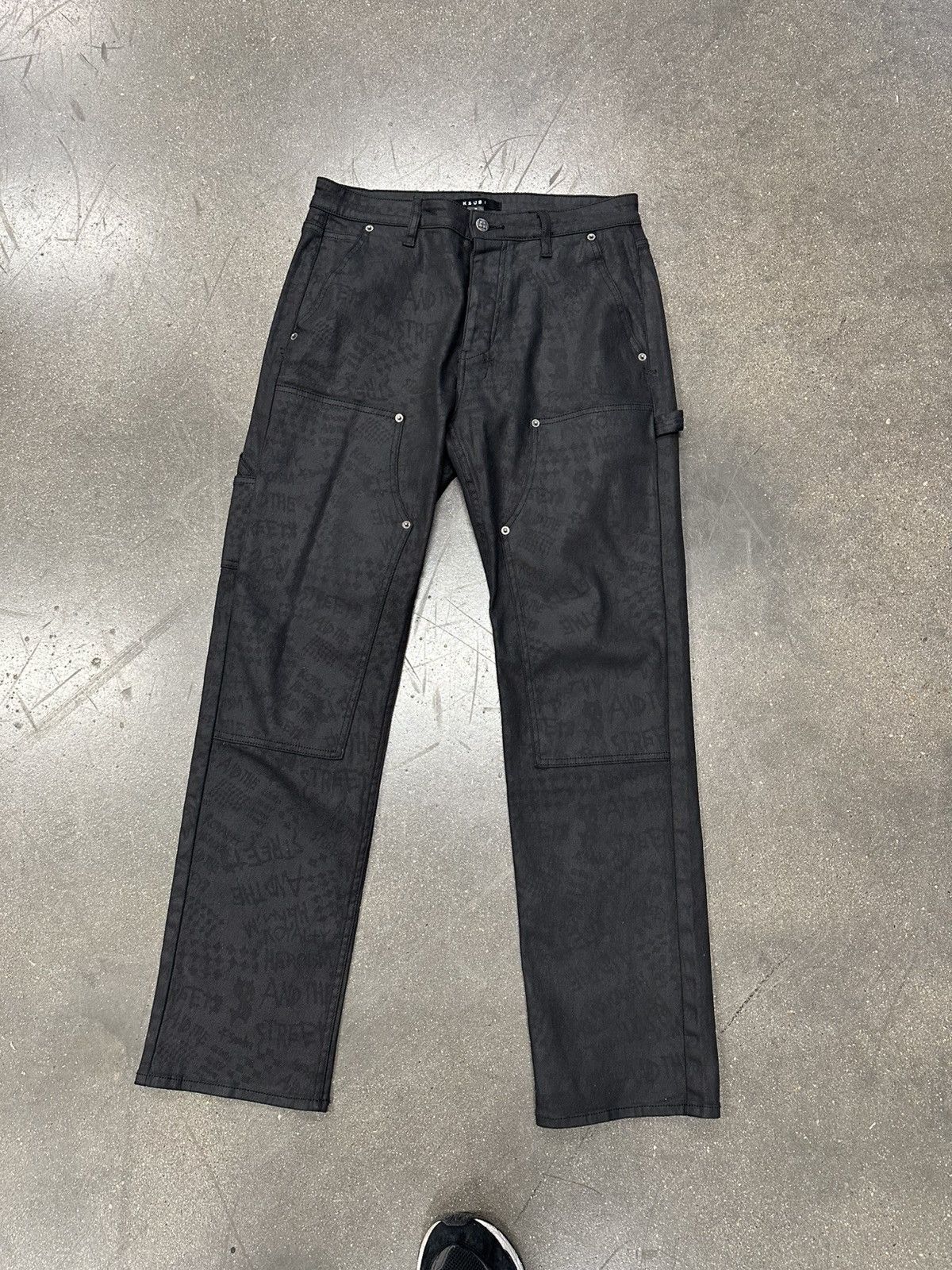 Ksubi Ksubi Denim Jeans Double Knee Black Size US 30 / EU 46 - 1 Thumbnail