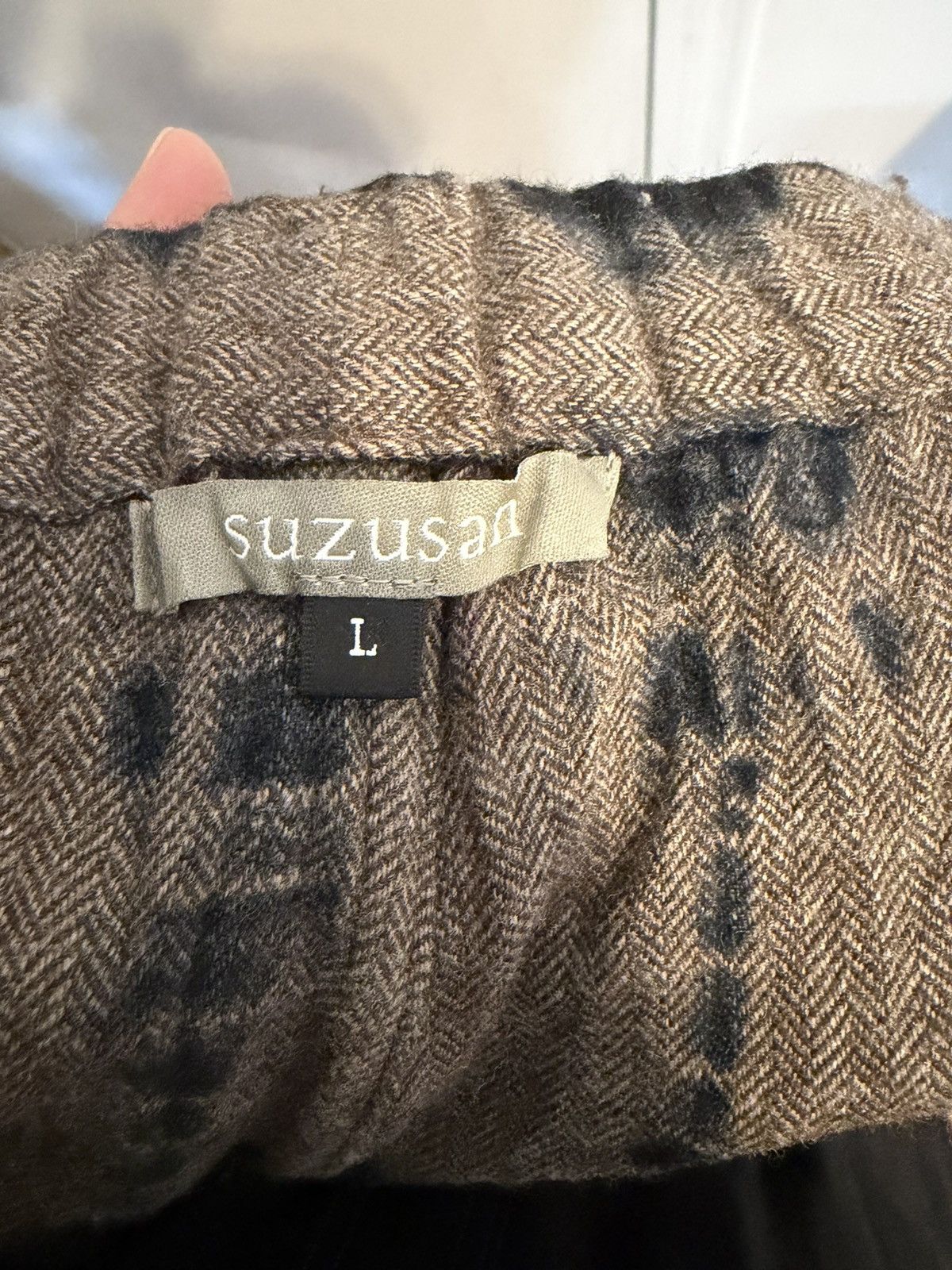 Atelier Suppan Suzusan Wool Wide Pants Size US 31 - 5 Thumbnail