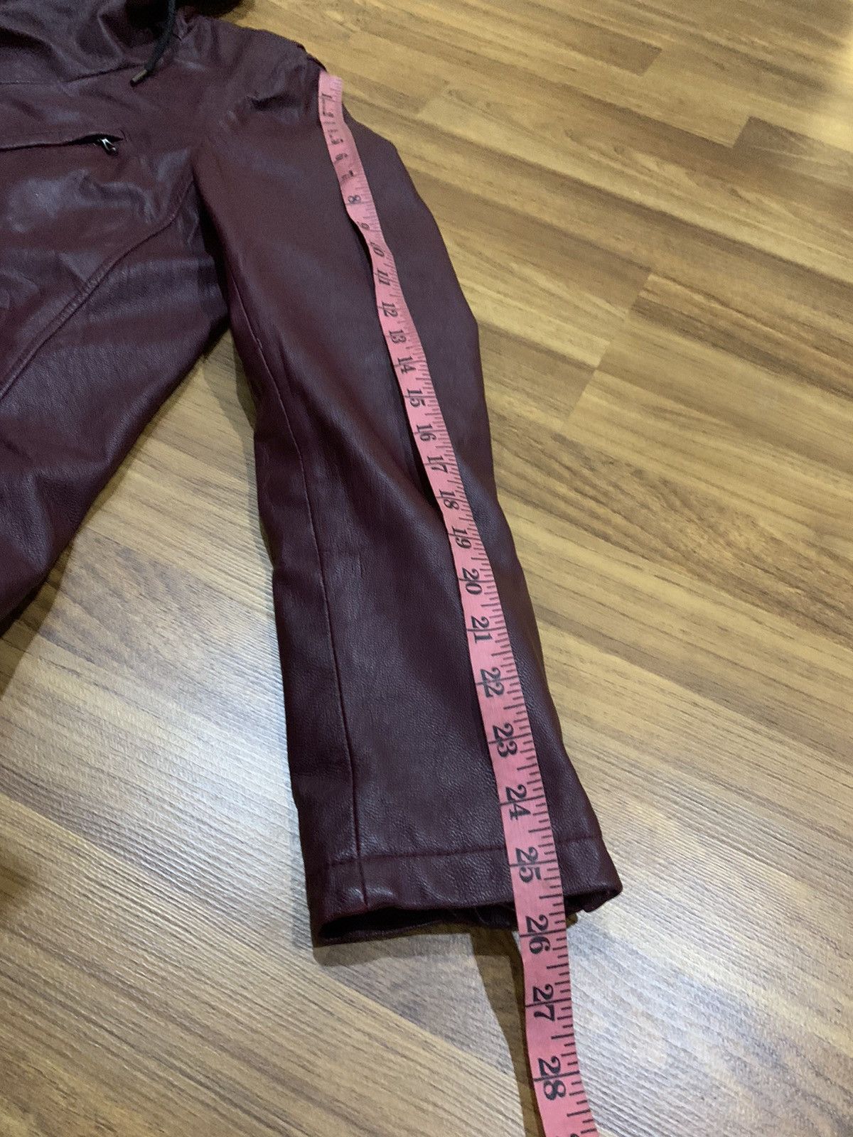 Katharine Hamnett London KATHARINE HAMNETT LONDON BLOUSON BIKER LEATHER JACKET Size US M / EU 48-50 / 2 - 6 Thumbnail