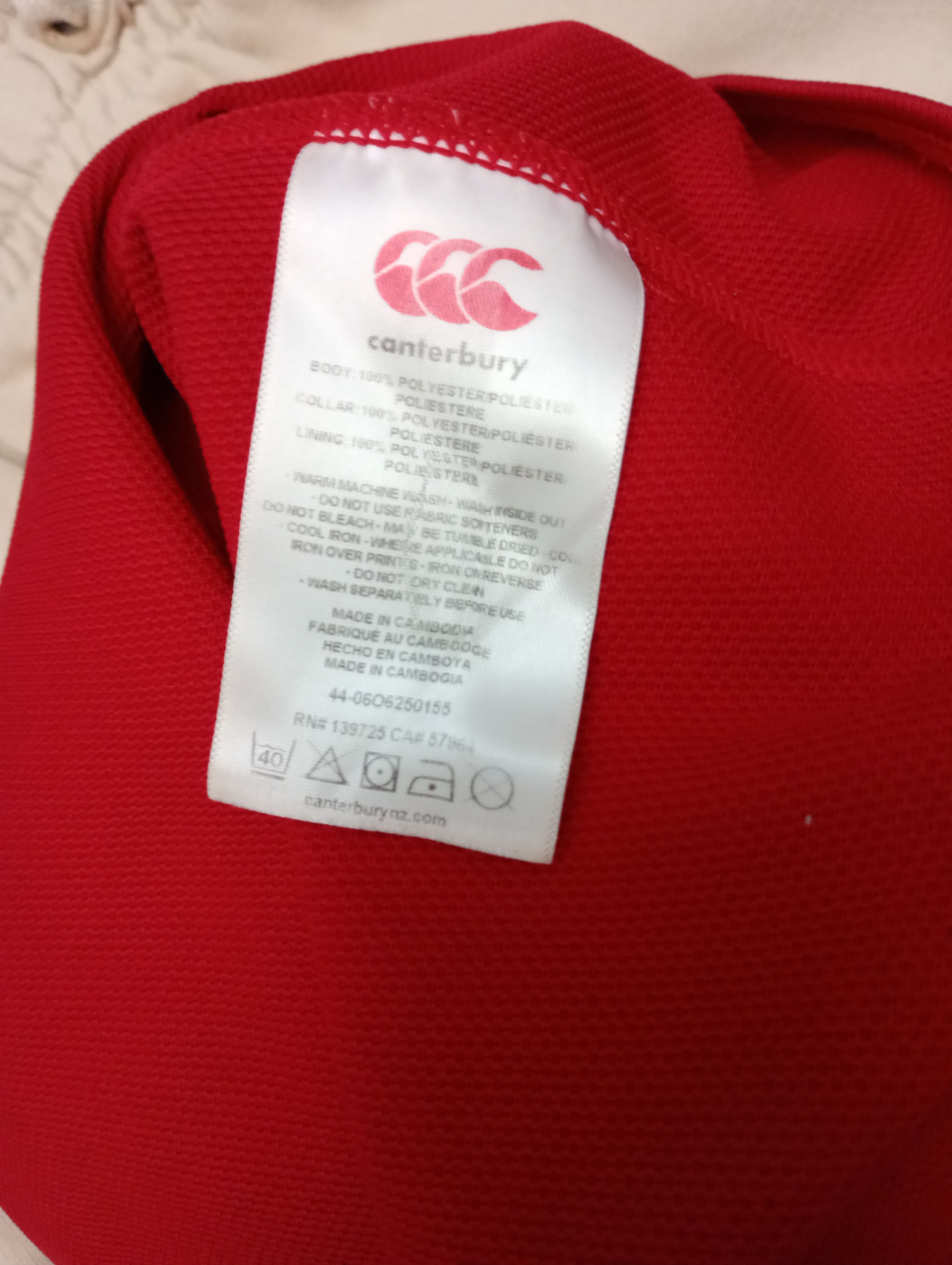 Canterbury of New Zealand British and Irish Lions 2017 Home Rugby Shirt Canterbury Size US M / EU 48-50 / 2 - 15 Thumbnail