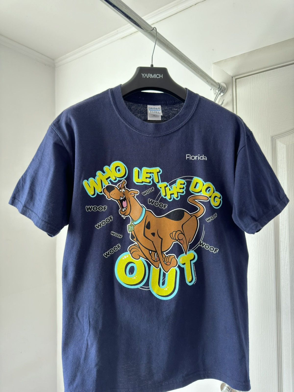Vintage Vintage 2000 Scooby Doo "Who Let The Dog Out" T shirt Tee Size US M / EU 48-50 / 2 - 5 Thumbnail