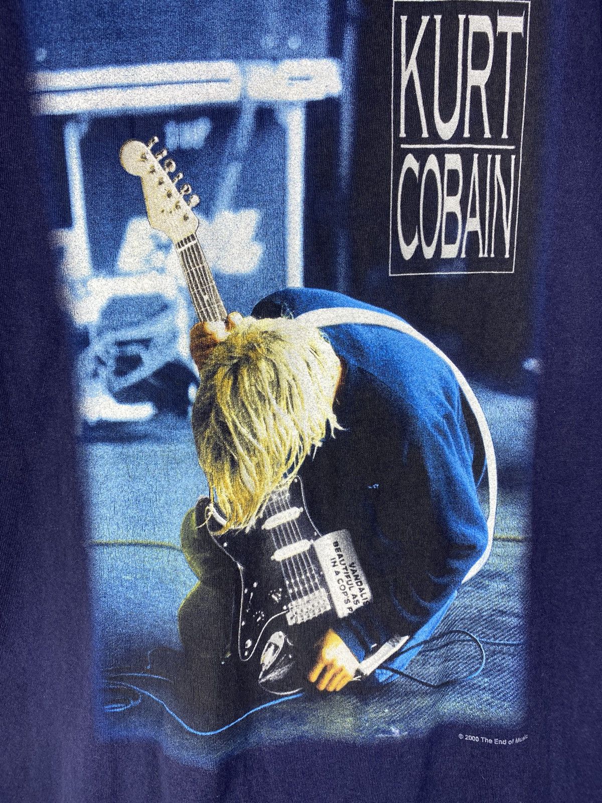Nirvana × Vintage Vintage Kurt Cobain T-Shirt(Pukkelpop Festival 91’) Size US L / EU 52-54 / 3 - 3 Thumbnail