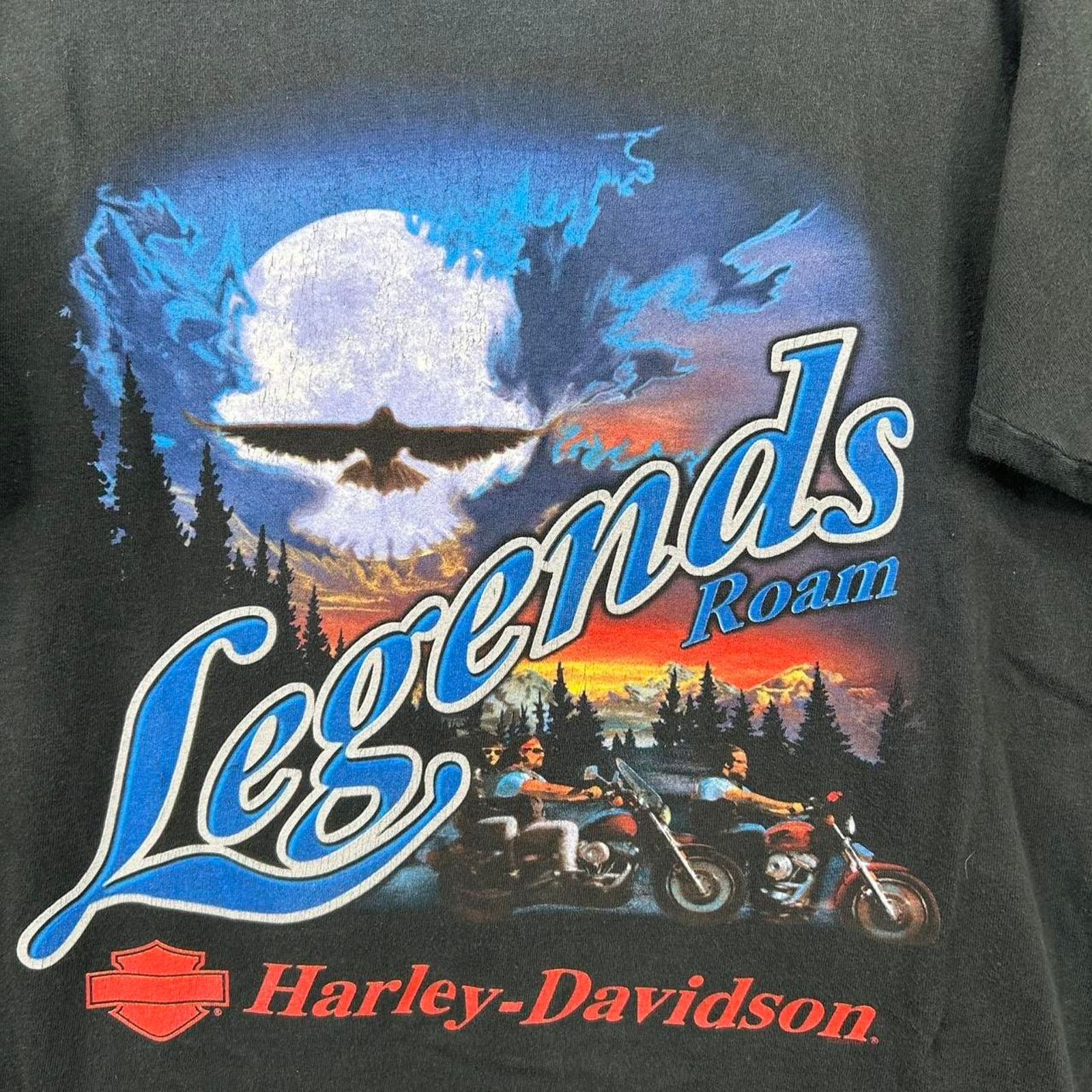Harley Davidson Vintage 90's Harley Davidson Ft. Myers Florida Tee (M) Size M / US 6-8 / IT 42-44 - 3 Thumbnail
