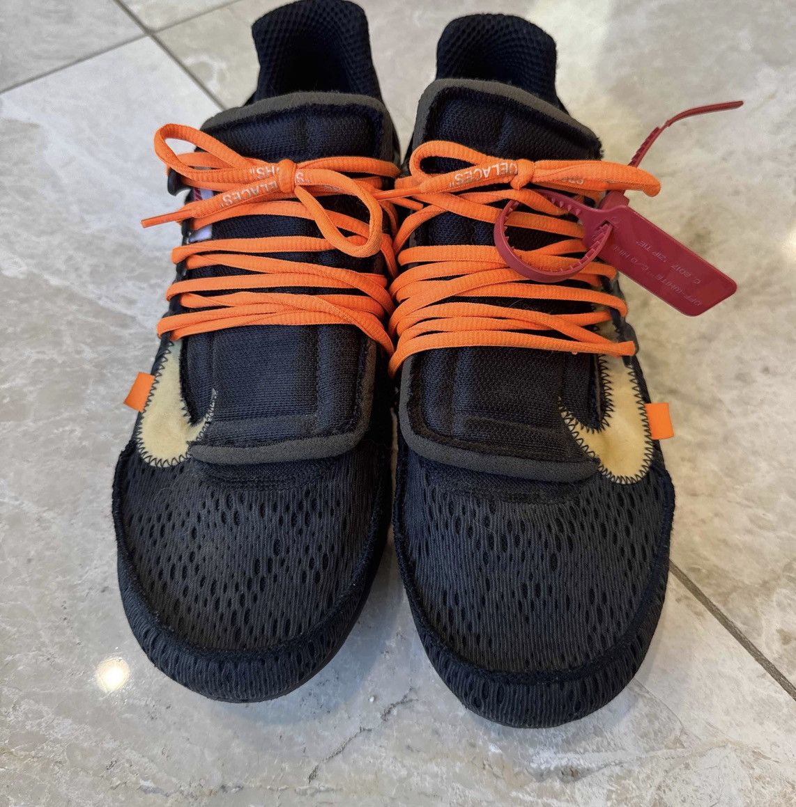 Nike × Off-White Off White X Nike Air Presto 'Black' Size US 12 / EU 45 - 3 Thumbnail