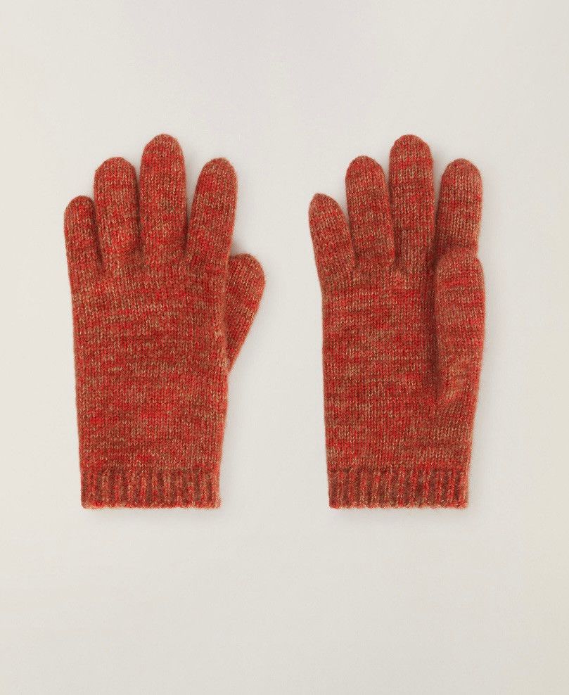 Loro Piana o1srvl11e0325 FAM6943 Size: OS / Gloves in Brick Red Size ONE SIZE - 1 Thumbnail