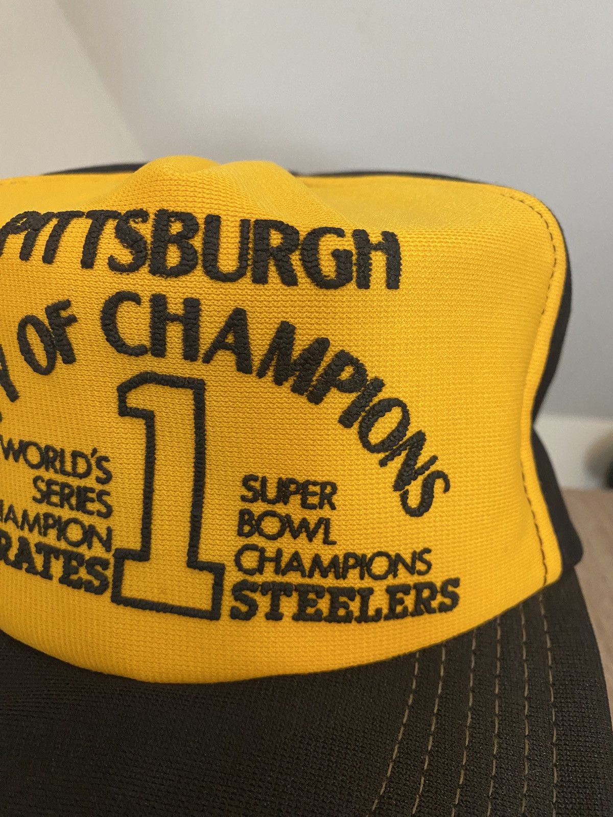 MLB Vintage 1979 Pittsburgh Steelers Pirates Champs Snap Back Size ONE SIZE - 3 Thumbnail