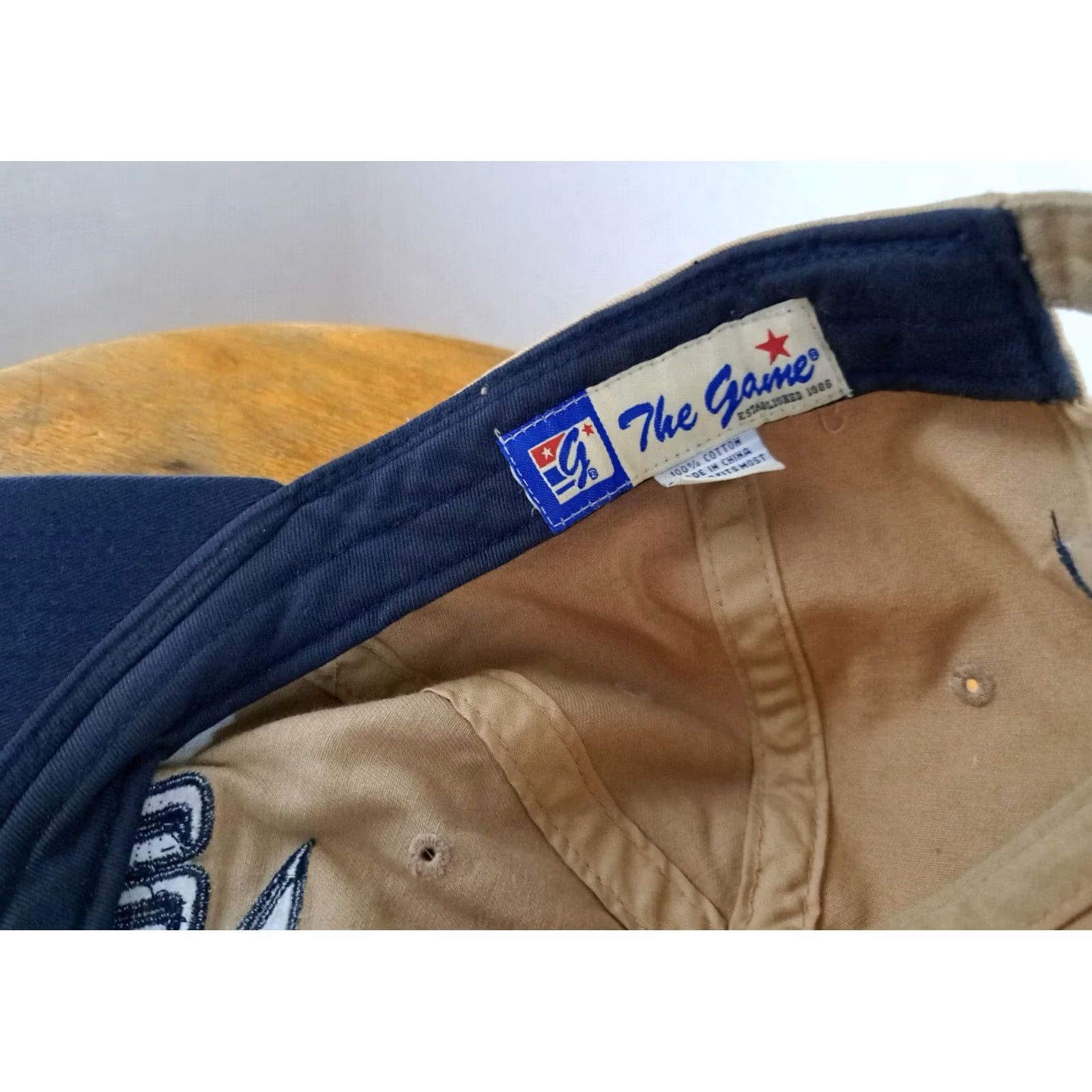 Vintage Toledo University Rockets The Game Adjustable Patrotic Hat Men Beige Cotton Baseball Cap University baseball Rocketeer Adjustable Cap Size ONE SIZE - 6 Thumbnail