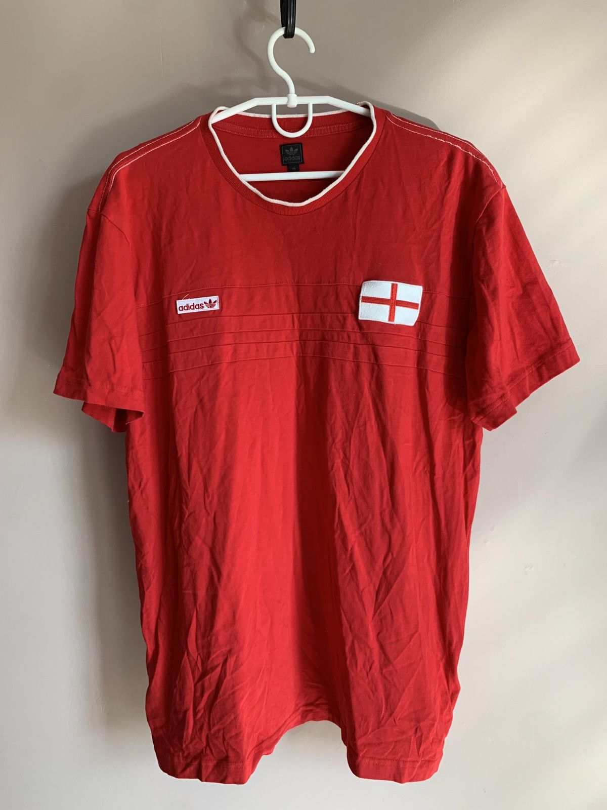 Vintage England World Cup Soccer Shirt Retro Adidas Originals Sz XL Size US XL / EU 56 / 4 - 1 Thumbnail