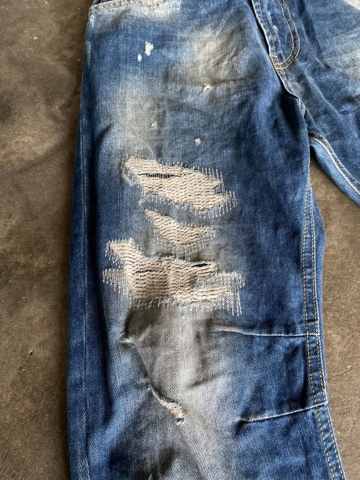 Diesel DIESEL RIPED DENIM PANTS Size 27" / US 4 / IT 40 - 5 Thumbnail