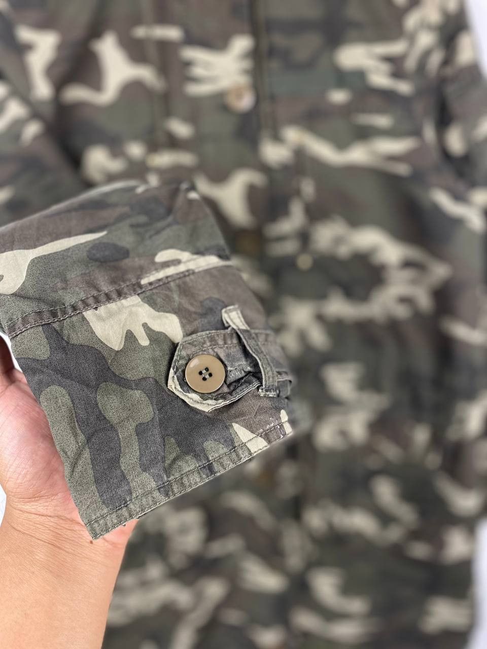 Japanese Brand us army camo parka jacket nice design Size US L / EU 52-54 / 3 - 4 Thumbnail