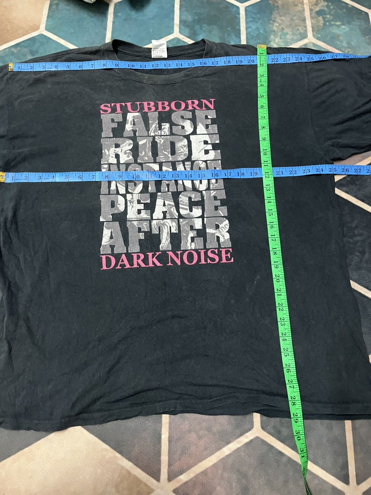 Rap Tees 💥 STUBBORN DARK NOISE Anvil Street Techno Short Sleeve Size US XL / EU 56 / 4 - 8 Thumbnail