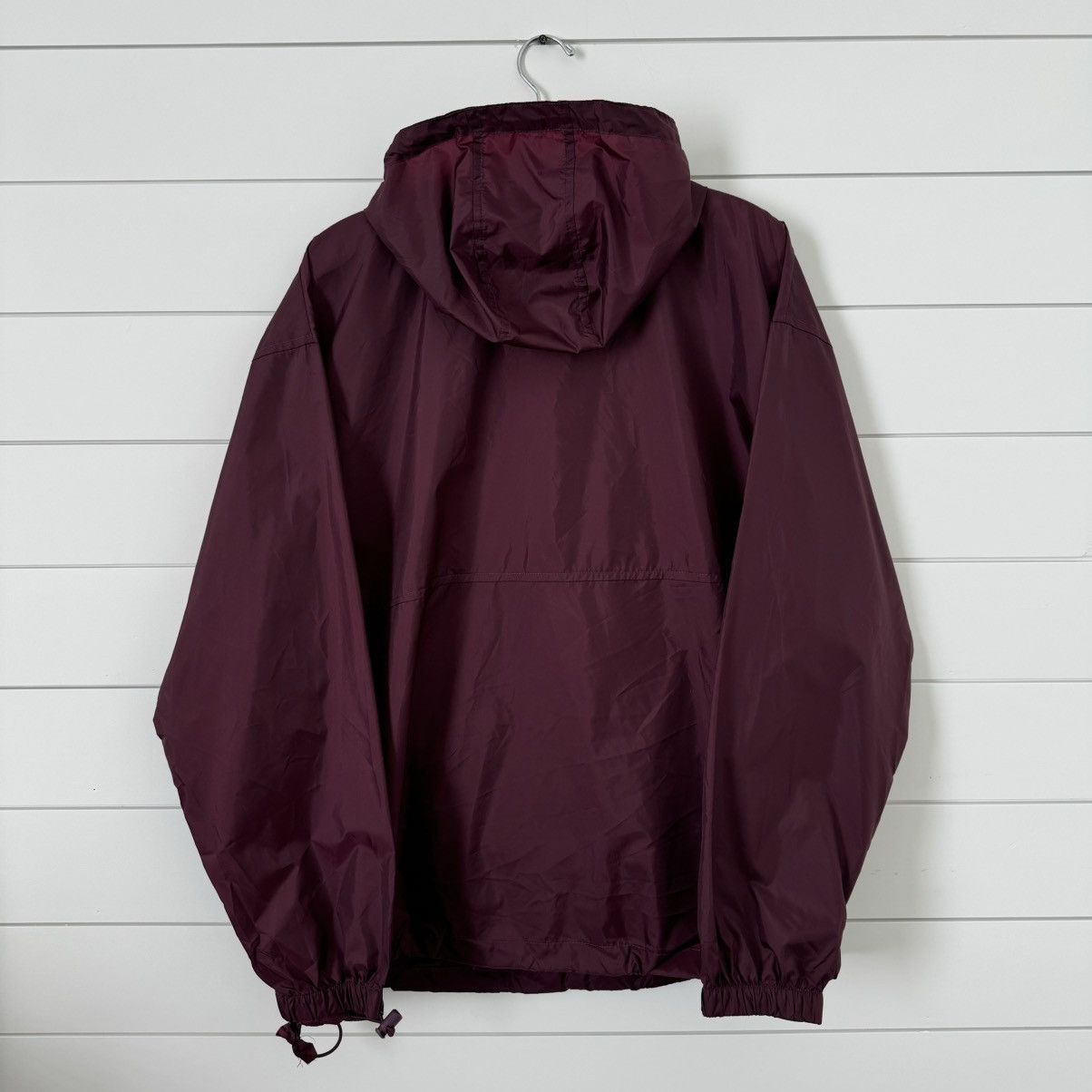 Holloway × Vintage VTG 90s Holloway Maroon 3/4 Zip Windbreaker Nylon Jacket | M Size US M / EU 48-50 / 2 - 2 Thumbnail