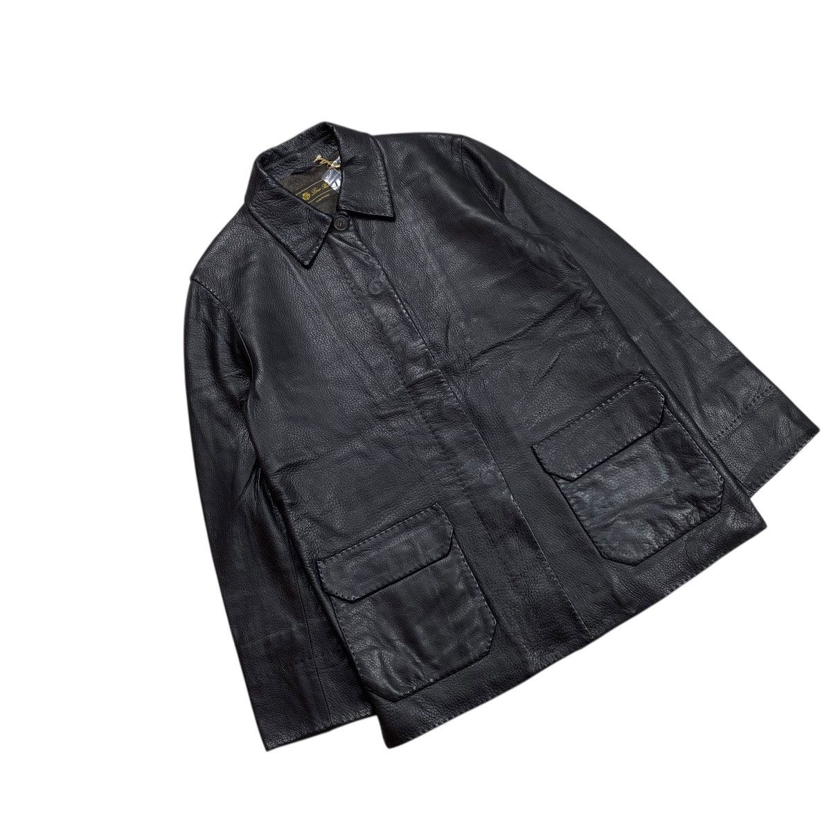 Loro Piana Loro Piana Deer Leather With Cashmere Lined Jacket Size US M / EU 48-50 / 2 - 3 Thumbnail