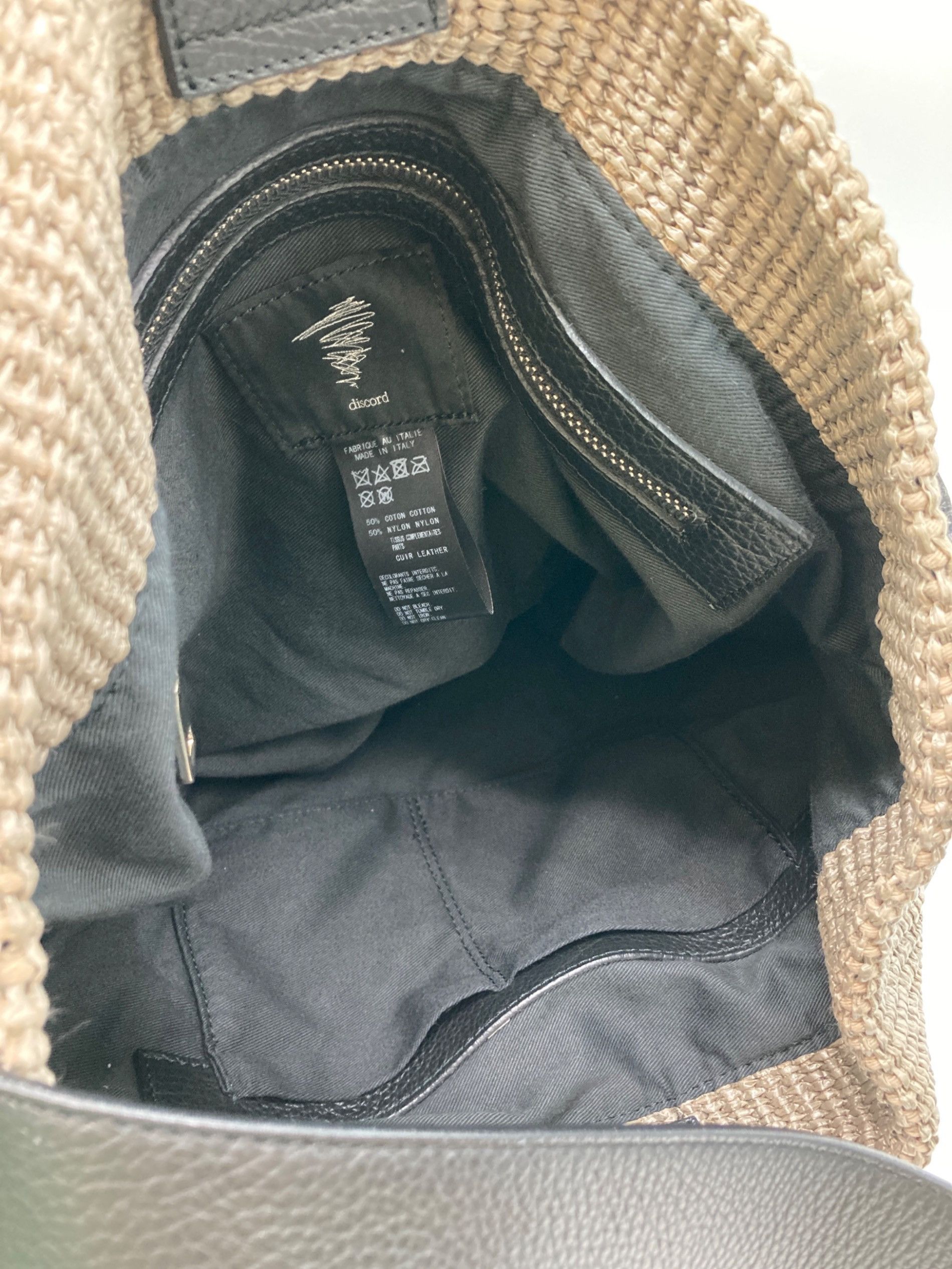 Yohji Yamamoto discord Yohji Yamamoto Leather Paper Bag Size ONE SIZE - 3 Thumbnail