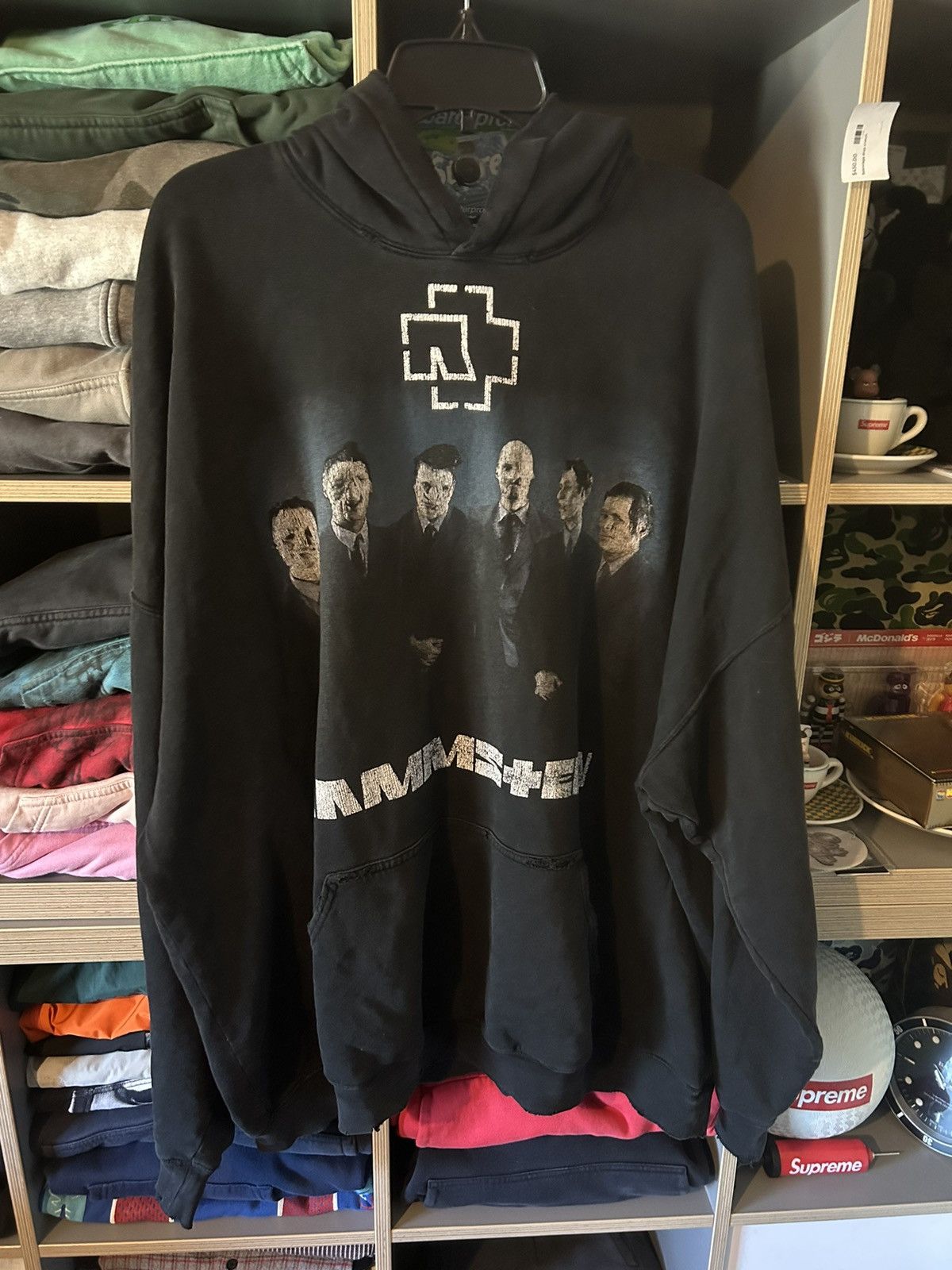 Balenciaga Balenciaga Rammstein Hoodie Size US S / EU 44-46 / 1 - 2 Thumbnail
