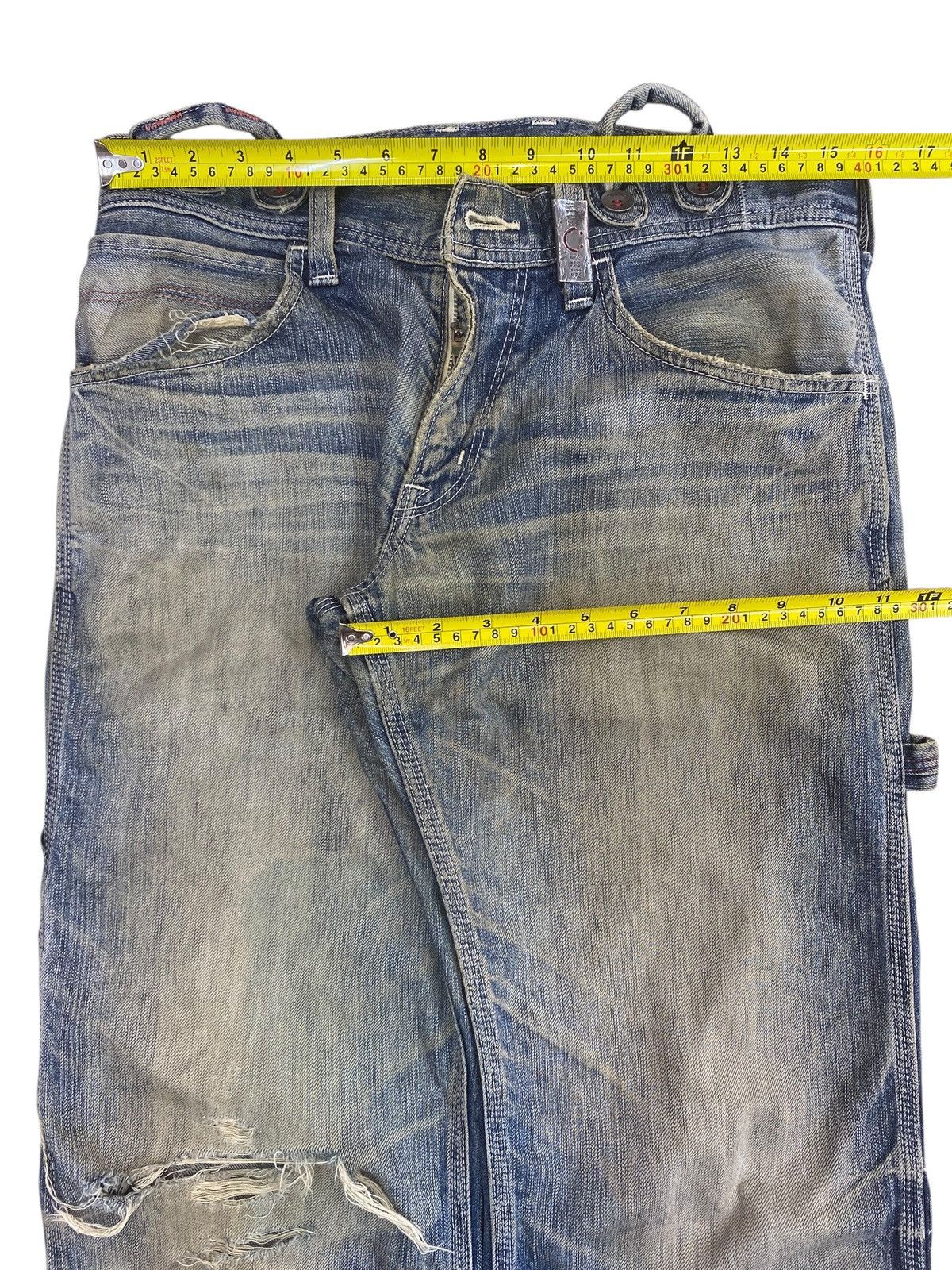 Edwin Edwin Carpenter Buckle Back Style Loose Jeans Size US 32 / EU 48 - 5 Thumbnail