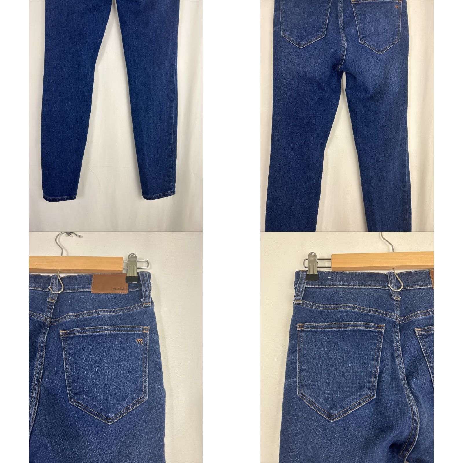Madewell Madewell Jeans Orson Dark Wash Roadtripper Skinny High Rise 26 Women 26x28 Blue Denim Pants Size 26" / US 2 / IT 38 - 8 Thumbnail