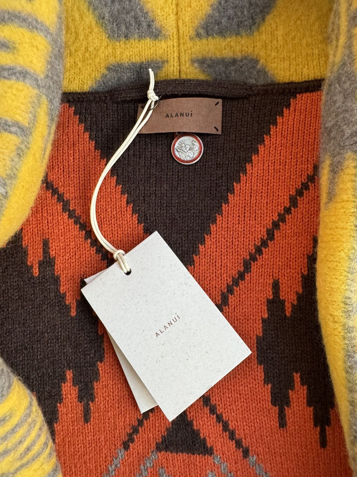 Alanui Alanui cashmere orange, brown, yellow, size M Size US M / EU 48-50 / 2 - 5 Thumbnail