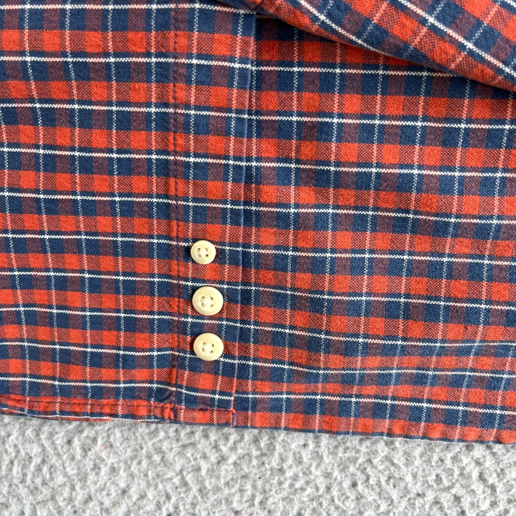 Eddie Bauer VINTAGE Eddie Bauer Shirt Mens L Red Blue Plaid Button-Up Casual Workwear Shirt (No tag) Size US L / EU 52-54 / 3 - 4 Thumbnail
