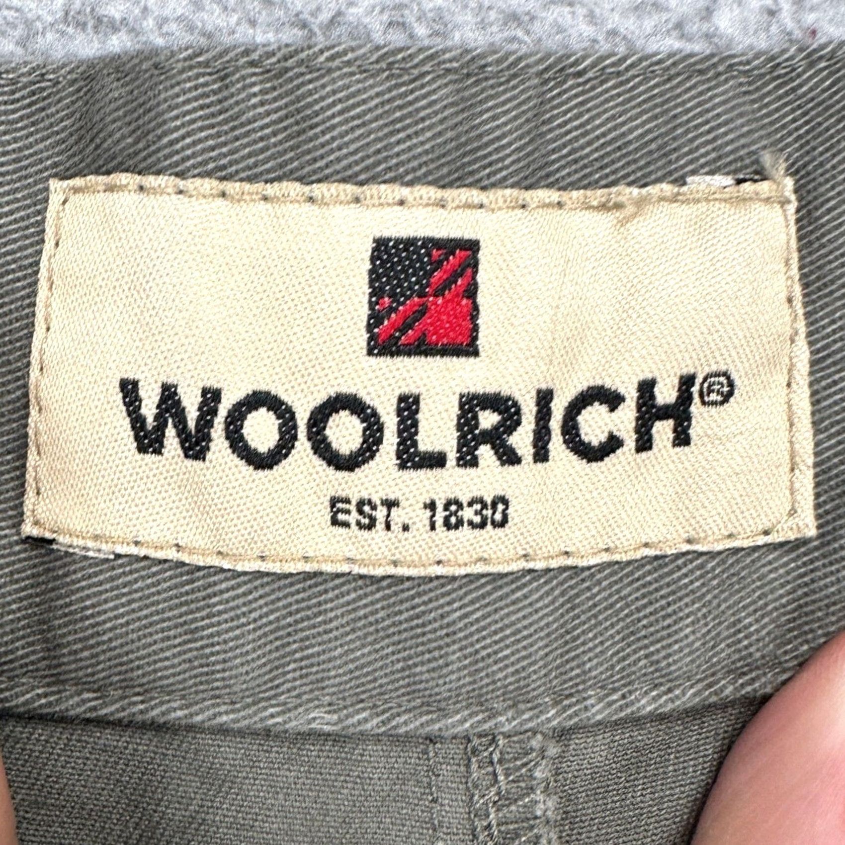 Vintage Woolrich Fieldstone Mens Khaki Shorts 40 Gray Flat Front Pockets Casual NEW Size US 40 / EU 56 - 3 Thumbnail