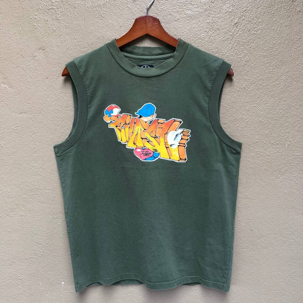 agnes b. 🔥Rare Vintage Y2K Agnes B. x Hiphop Sleeveless Tshirt Size US M / EU 48-50 / 2 - 1 Thumbnail