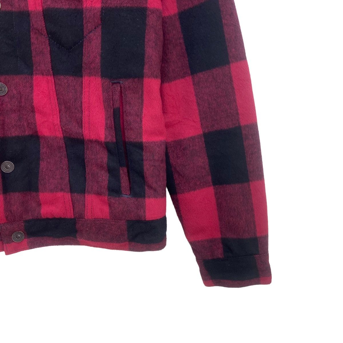Levi's Levi’s Fleece Sherpa Plaid Tartan Trucker Jacket Size US S / EU 44-46 / 1 - 7 Thumbnail