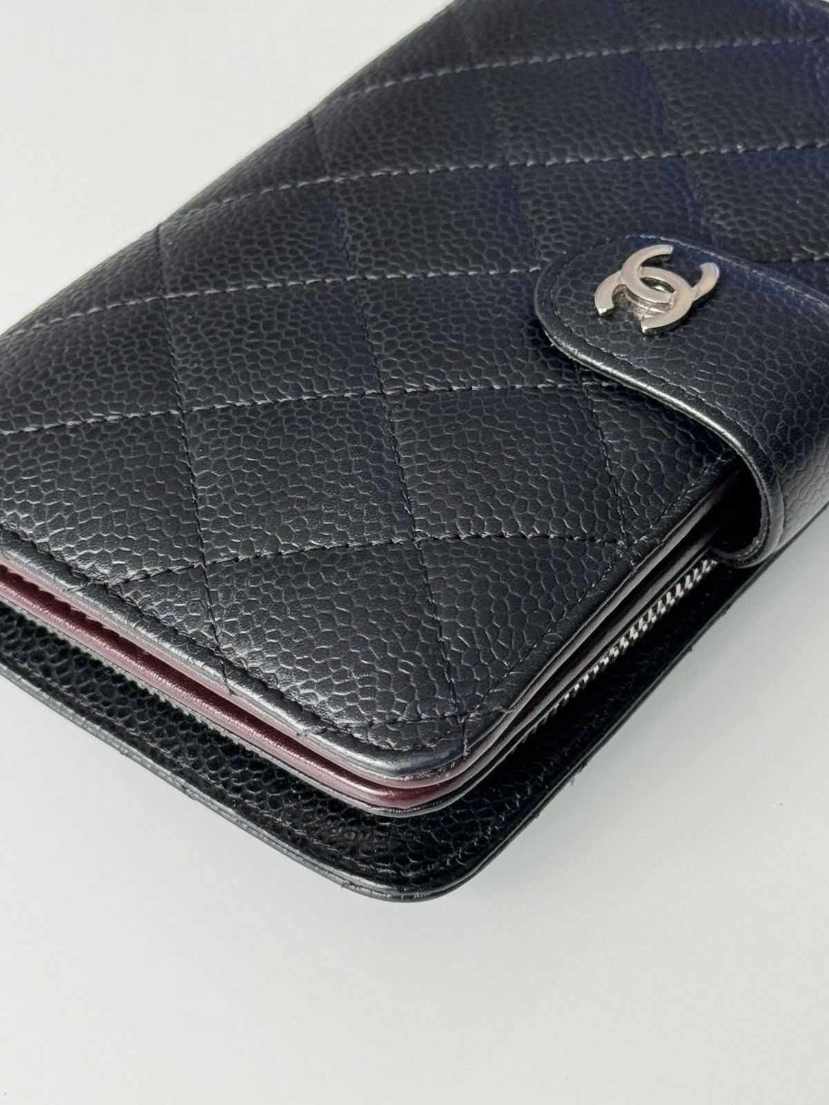Chanel Chanel Caviar French Wallet Size ONE SIZE - 14 Thumbnail