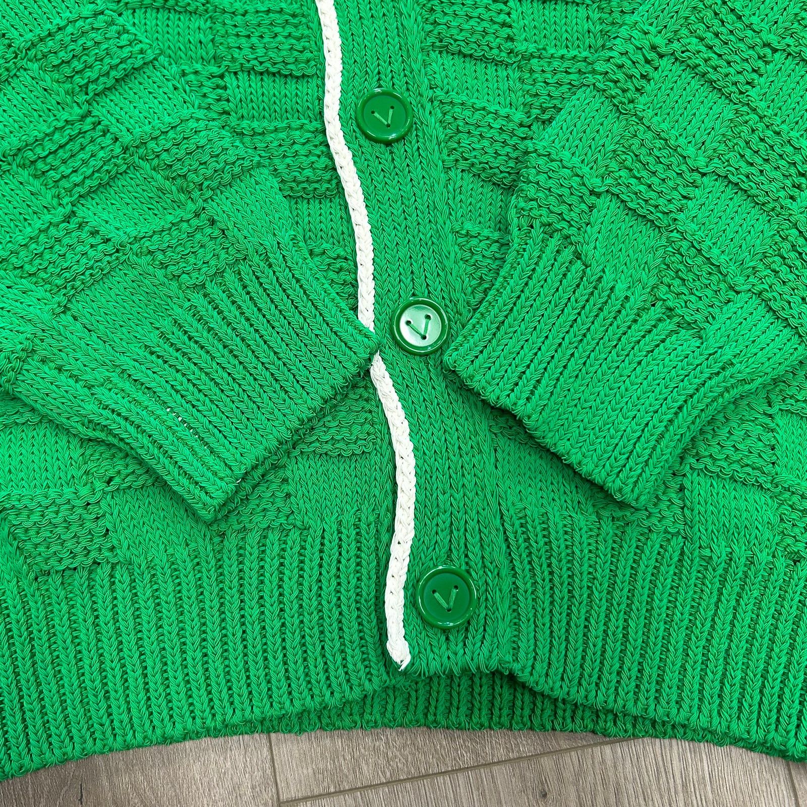 Bottega Veneta Bottega Veneta Intrecciato knitted cardigan V Neck Small Size US S / EU 44-46 / 1 - 4 Thumbnail
