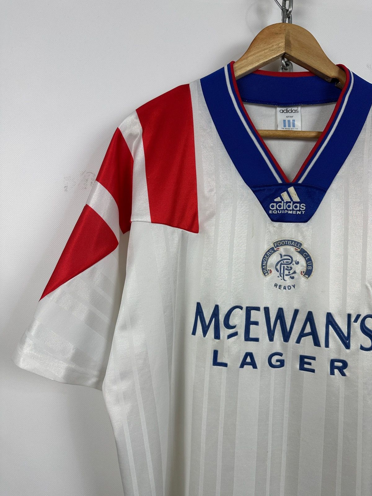 Adidas Vintage 1992/93 Adidas Glasgow Rangers Away Jersey Size US L / EU 52-54 / 3 - 3 Thumbnail