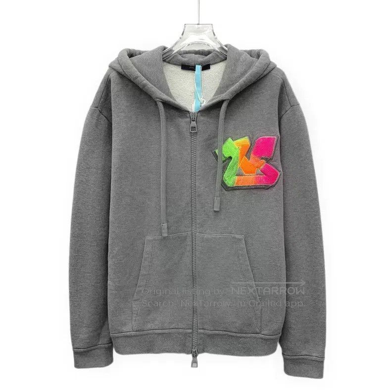 Louis Vuitton Louis Vuitton 22 Grey 3D graffiti logo printed cotton hood Size US M / EU 48-50 / 2 - 1 Thumbnail