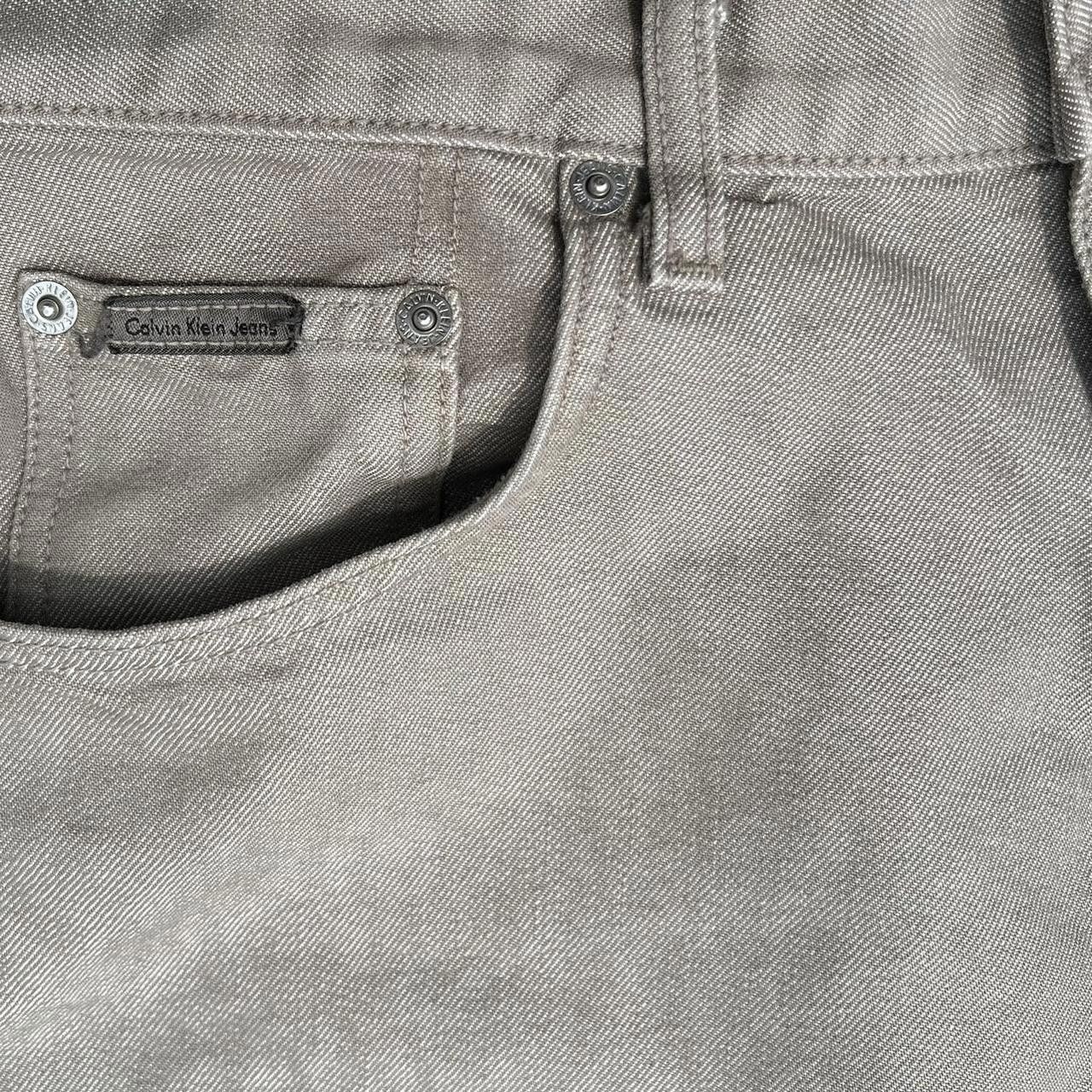 Calvin Klein Vintage 90s Calvin Klein Tan Jeans Made in USA Size US 33 - 6 Thumbnail