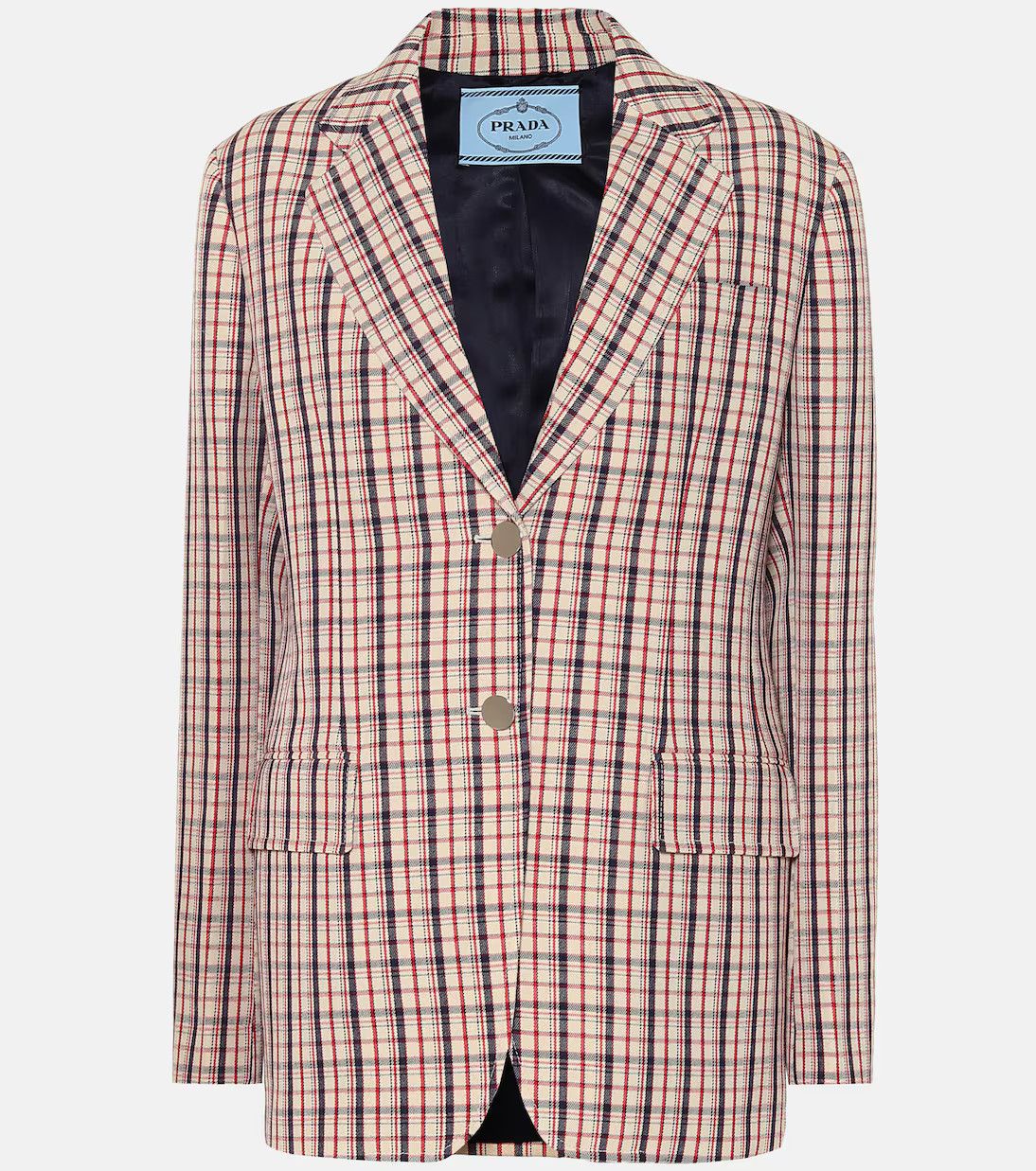 Prada Prada Runway Gabardine Microcheck Blazer Size 44 Size M / US 6-8 / IT 42-44 - 6 Thumbnail