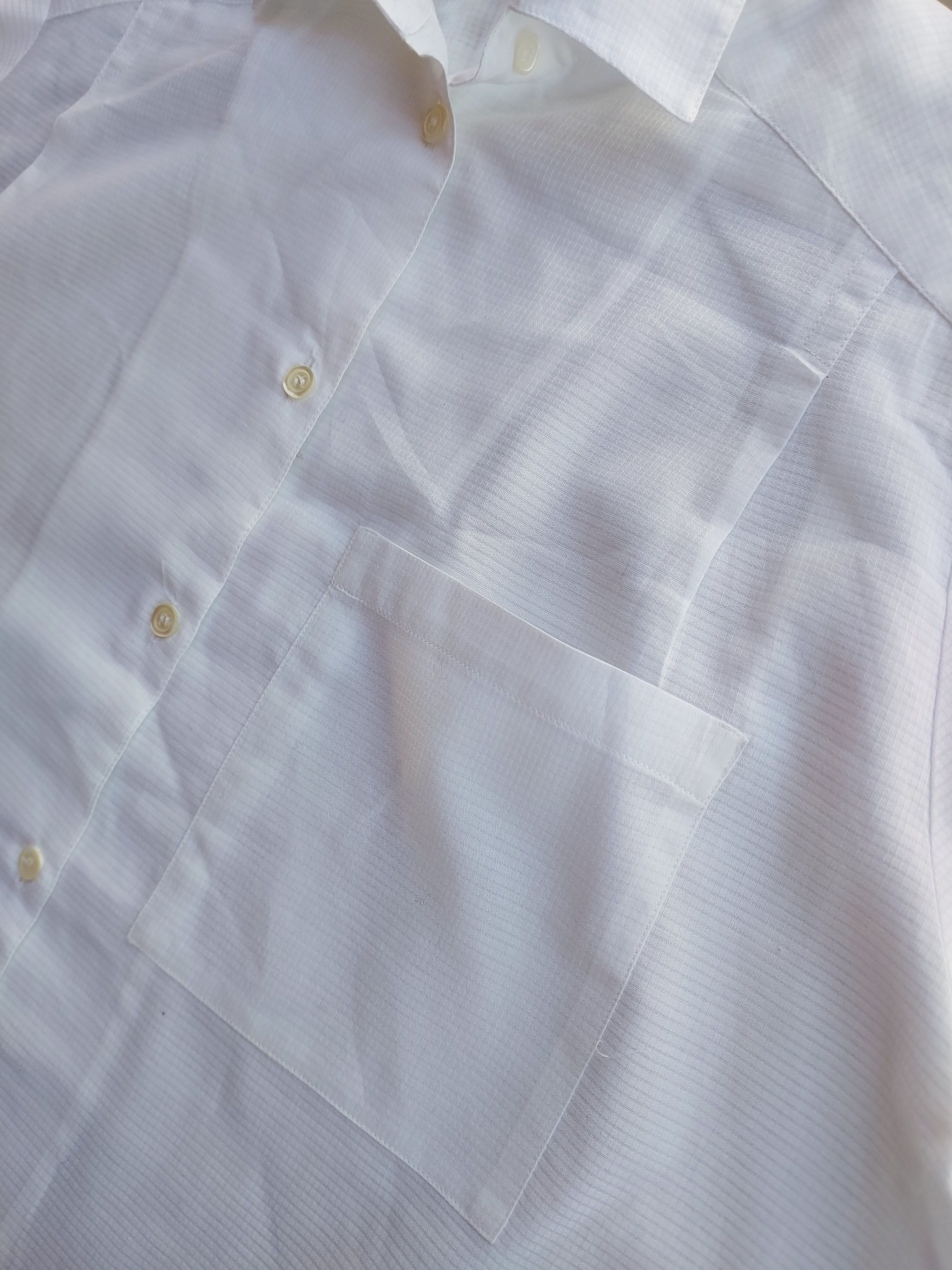 Burberry Burberrys Mens Shirt White Size L Size US L / EU 52-54 / 3 - 3 Thumbnail