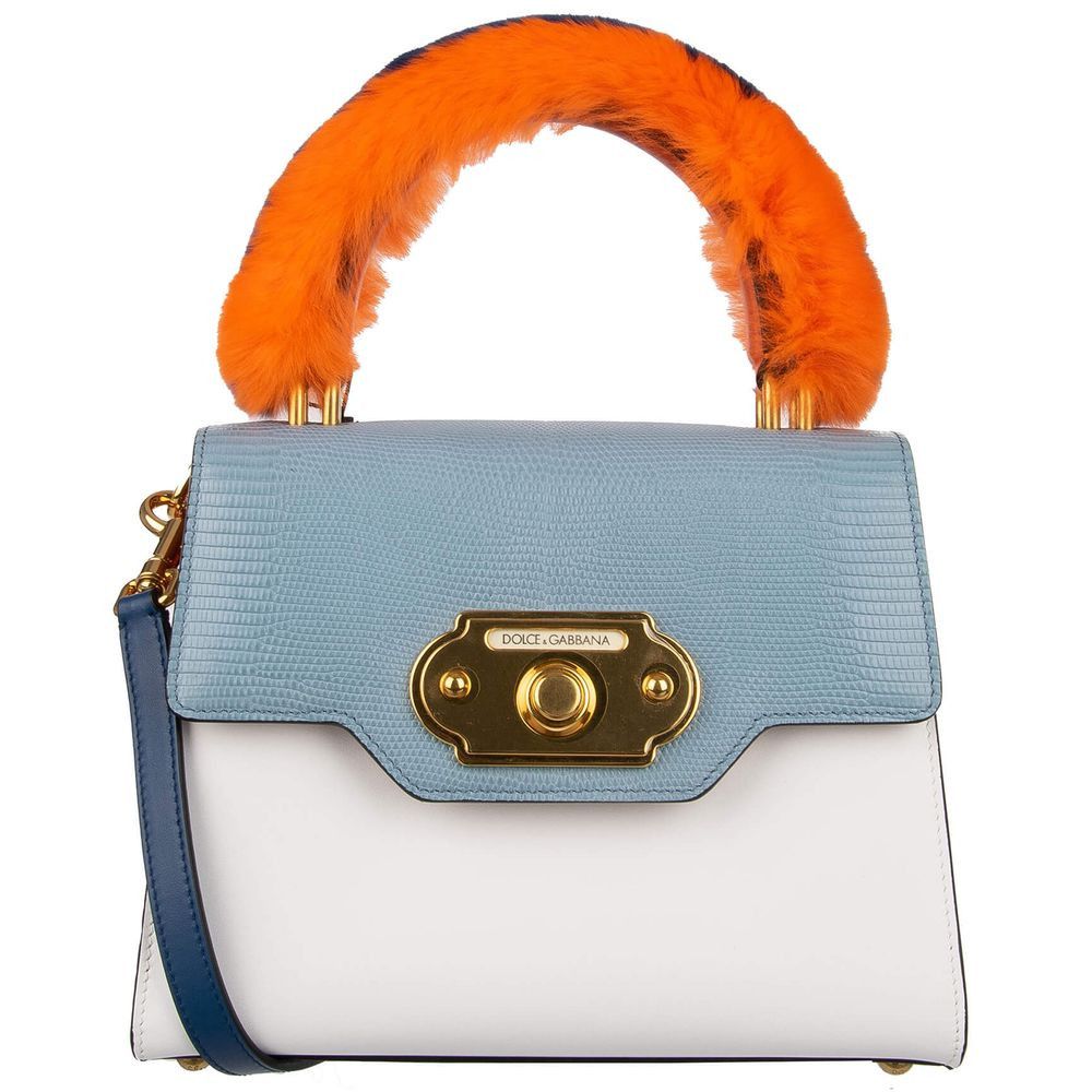 Multicolor Leather Di Calfskin Women's Handbag