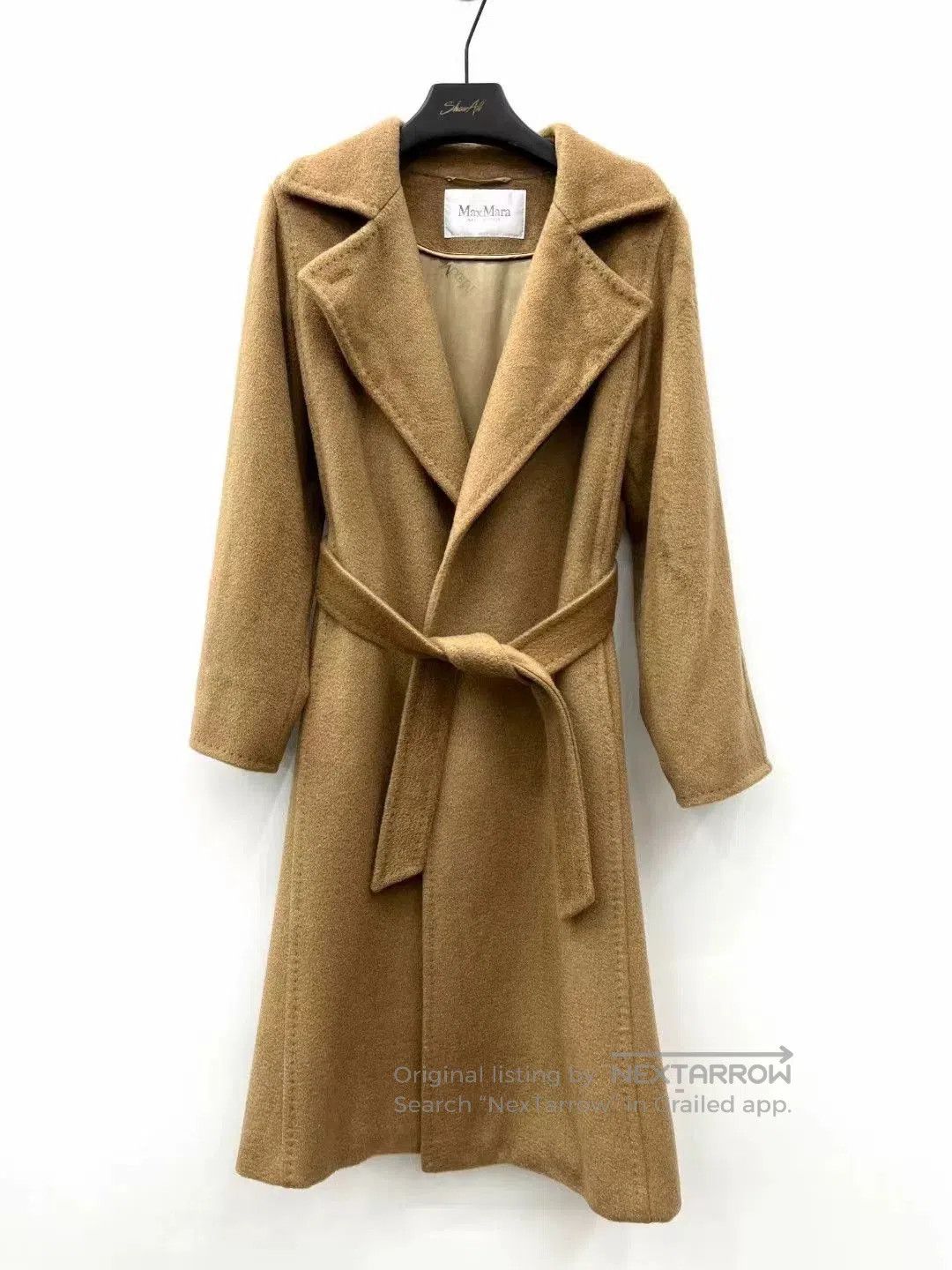 Other MaxMara Manuela Classic Waterwave Camel Coat. Size US L / EU 52-54 / 3 - 1 Thumbnail