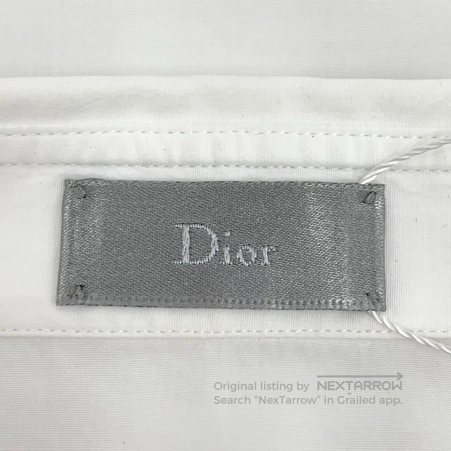 Dior Dior size 39 White bee embroidered cotton collar long-slee Size US S / EU 44-46 / 1 - 6 Thumbnail