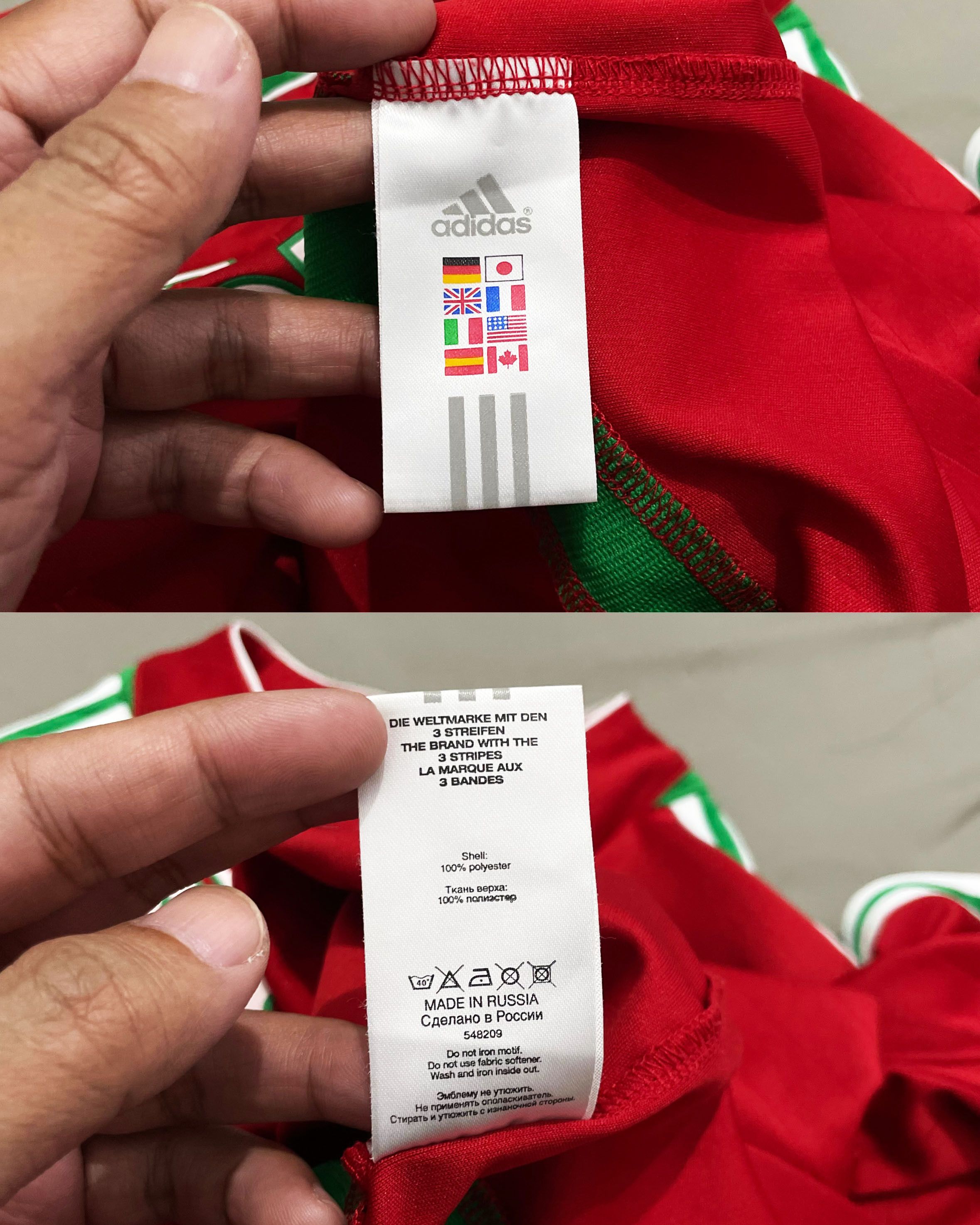 Adidas Lokomotiv Moscow Home Kit 2006 Size US L / EU 52-54 / 3 - 5 Thumbnail