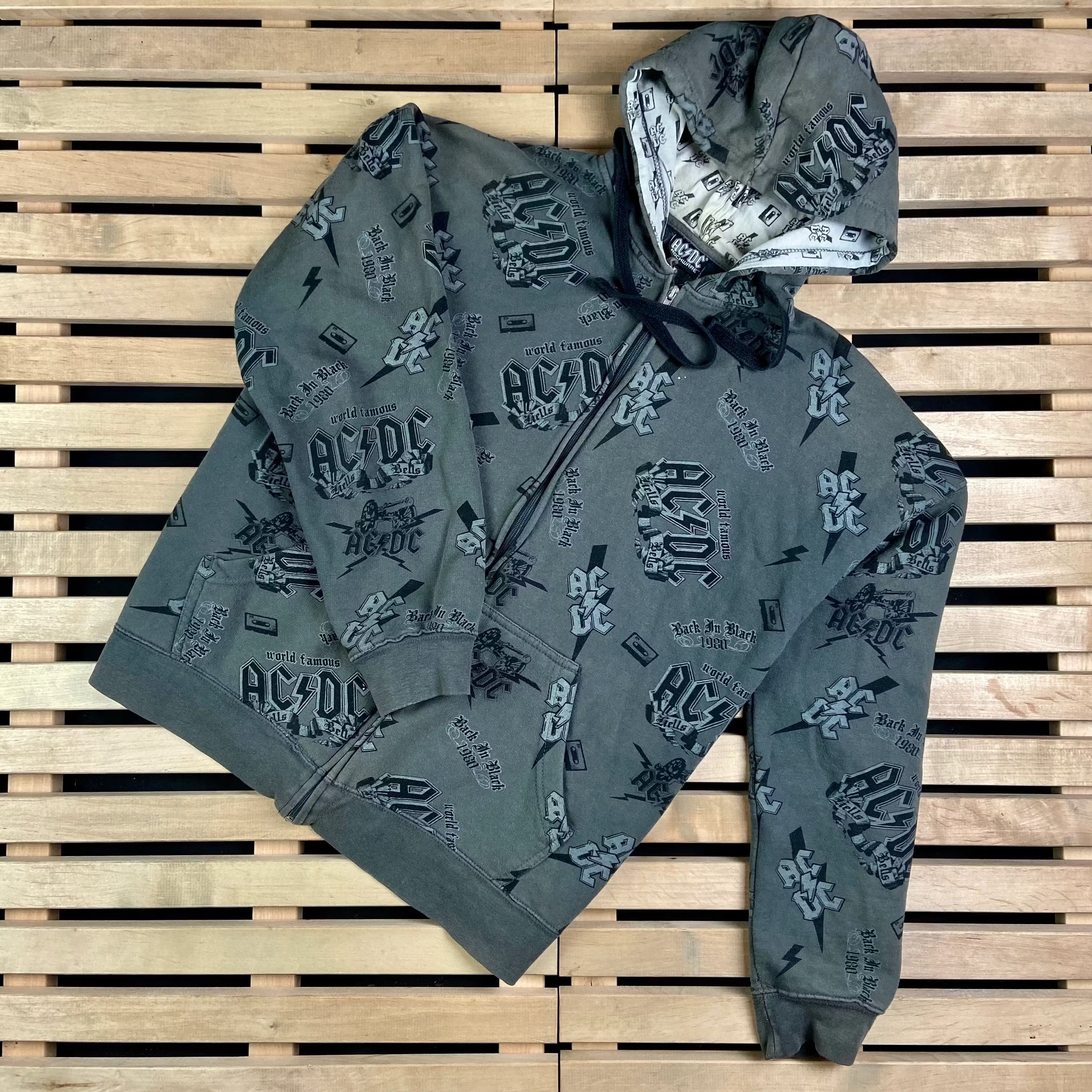 AC/DC × Band Tees × Vintage Mens Vintage Hoodies ACDC AC/DC Size XL Size US XL / EU 56 / 4 - 1 Thumbnail