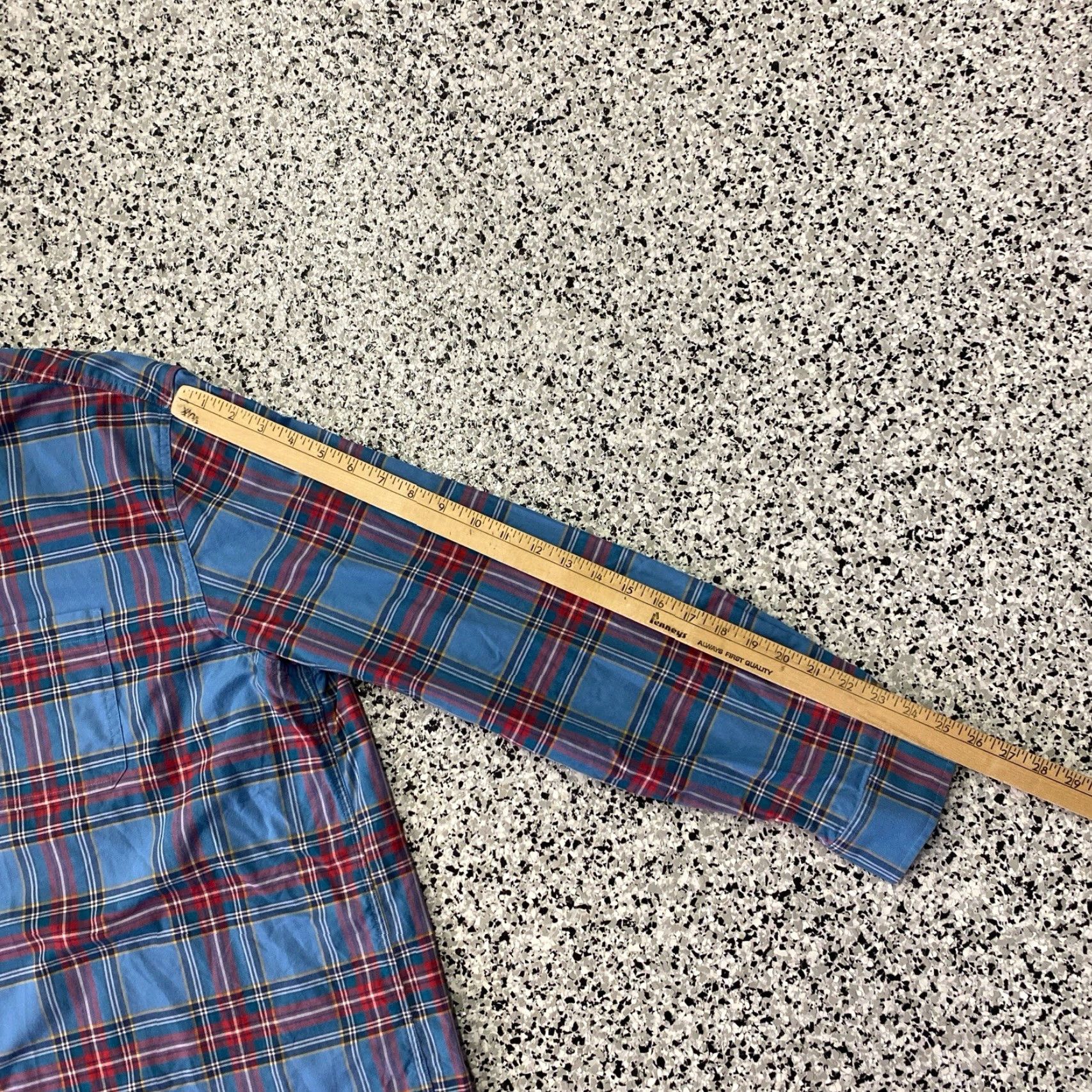 Vintage VINTAGE L.L. Bean Shirt Mens XL Blue Red Plaid Flannel Freeport Maine EUC Size US XL / EU 56 / 4 - 4 Thumbnail