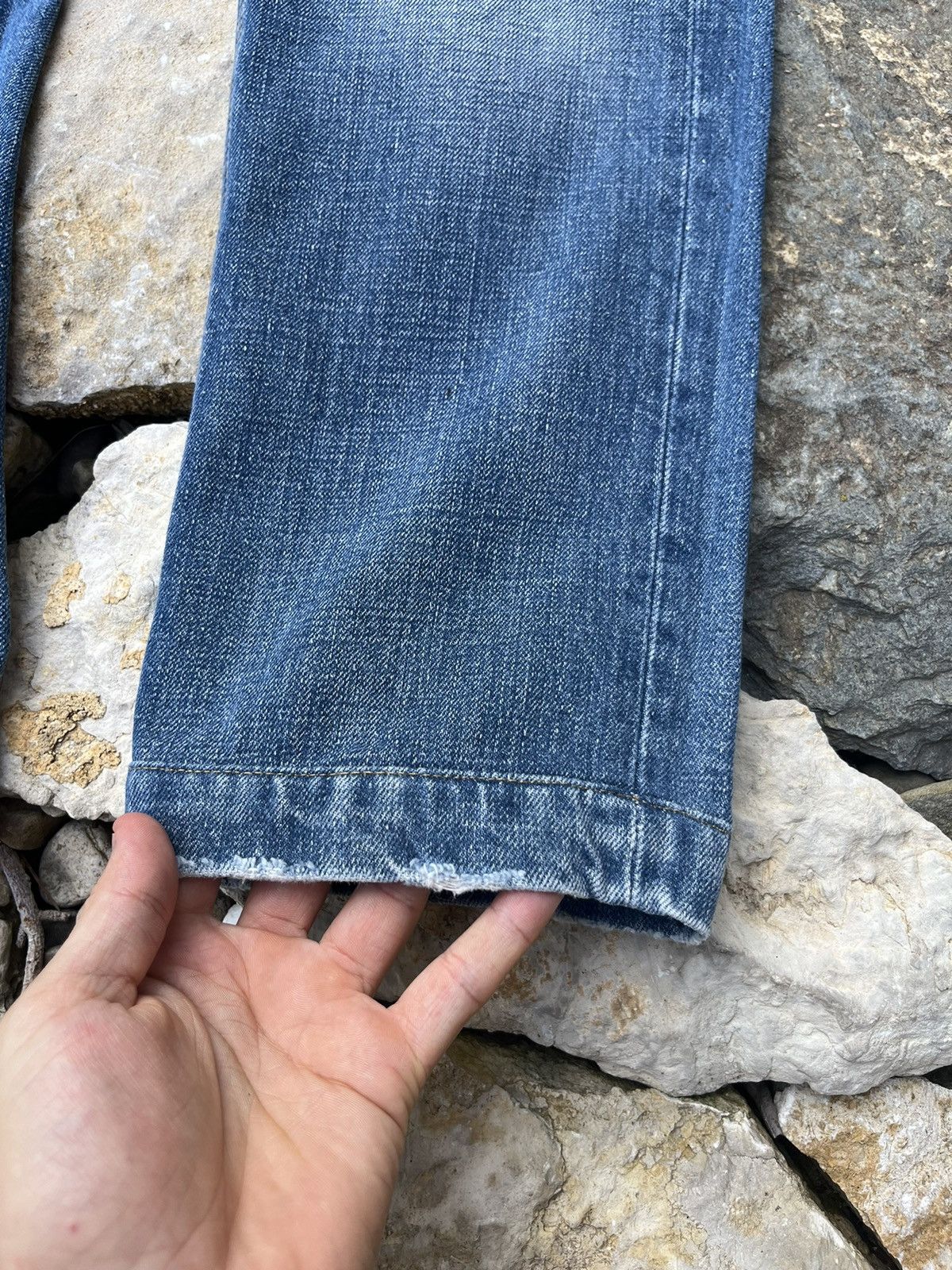 Dolce & Gabbana × Jean Vintage Dolce & Gabbana y2k distressed jeans ripped pants Size US 30 / EU 46 - 9 Thumbnail