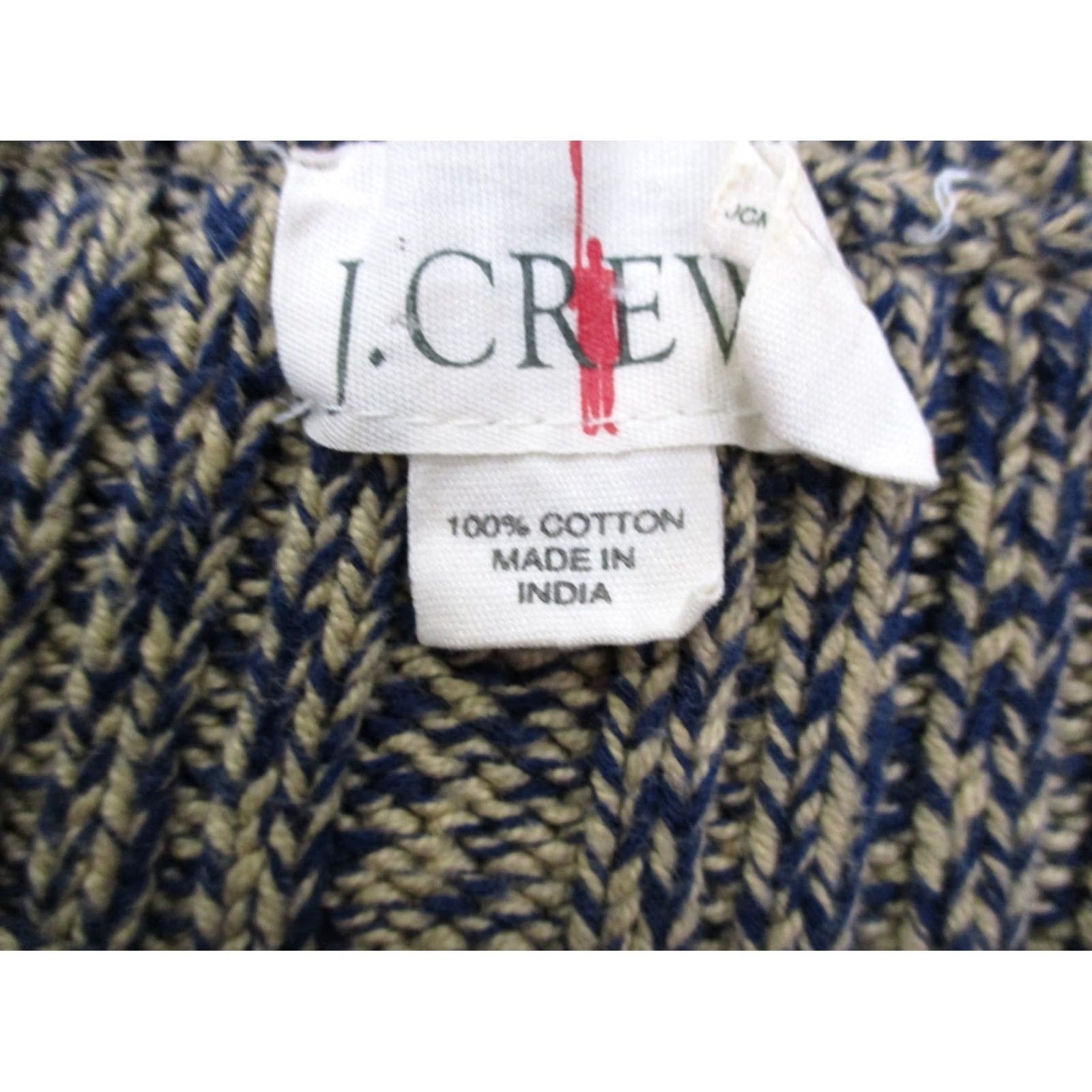 J.Crew VINTAGE J.CREW Sweater Mens L Gray Oarsman Pullover Ribbed Soft Preppy Crew Neck Knit Pullover Casual All Seasons Lightweight 90s Mens Size US L / EU 52-54 / 3 - 7 Thumbnail