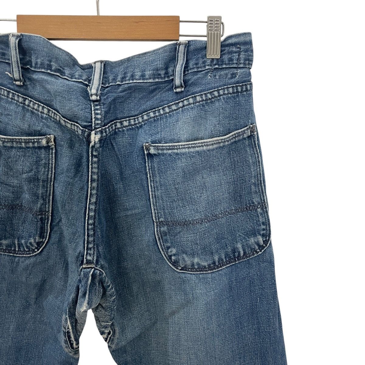 Japanese Brand Vintage Bruno Boinne Selvedge Distressed Denim Jeans Size US 31 - 11 Thumbnail